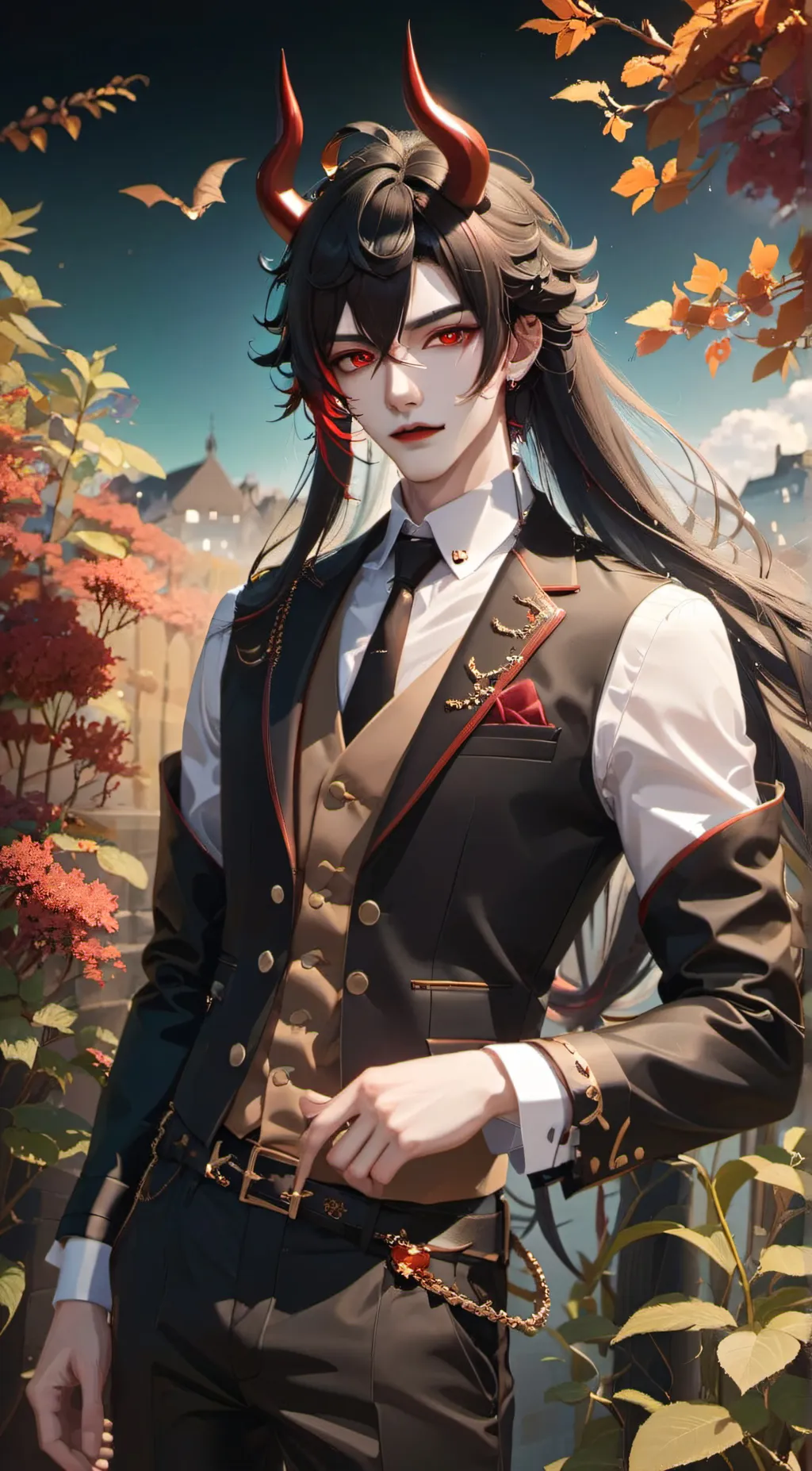 ai character: ˚∘Kenji∘˚ background