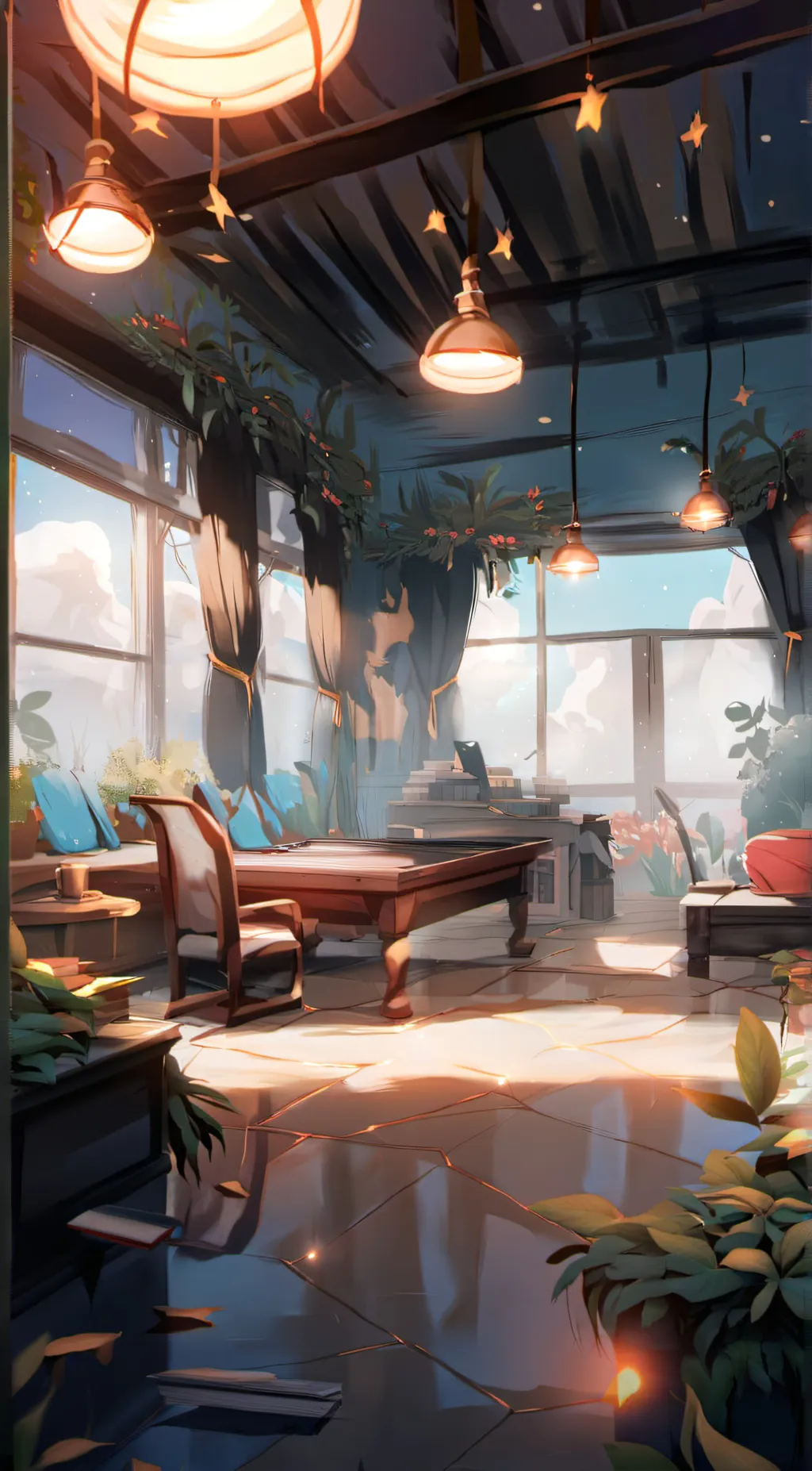 ai character: test background