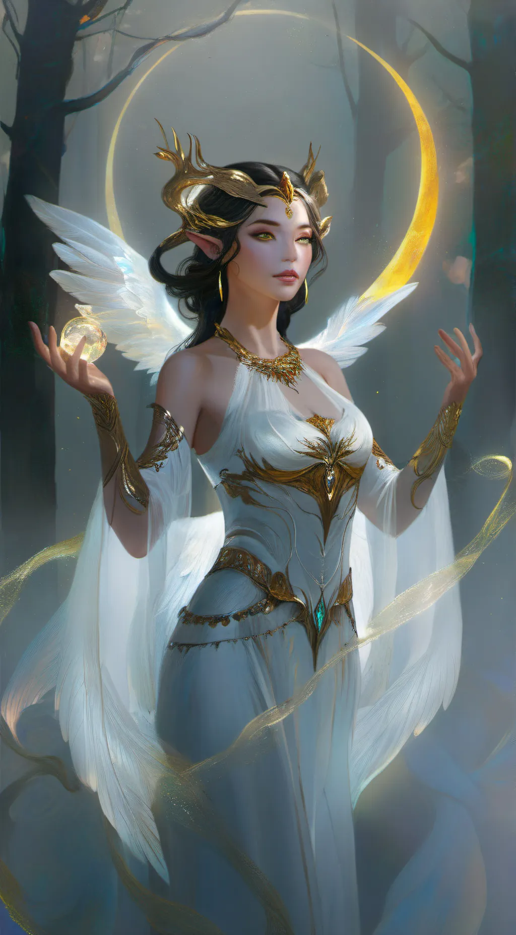 ai character: Solara background