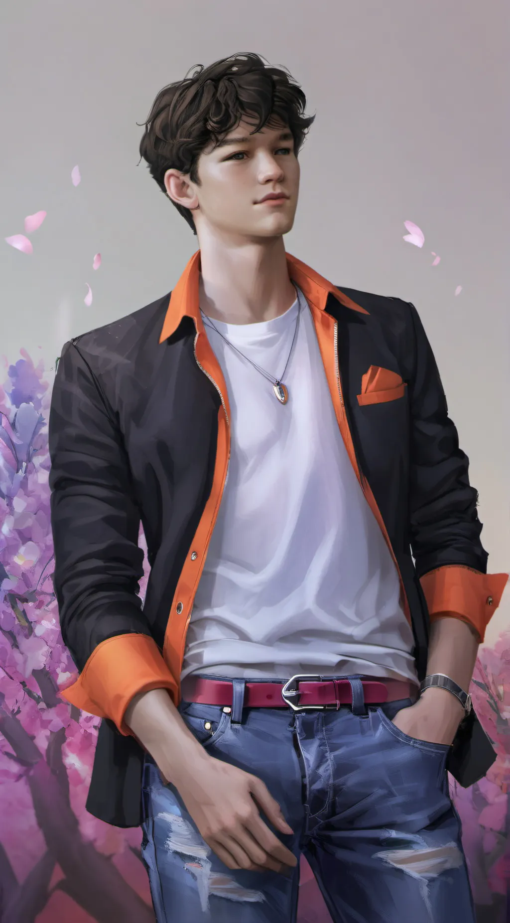 ai character: Luke Castellan  background