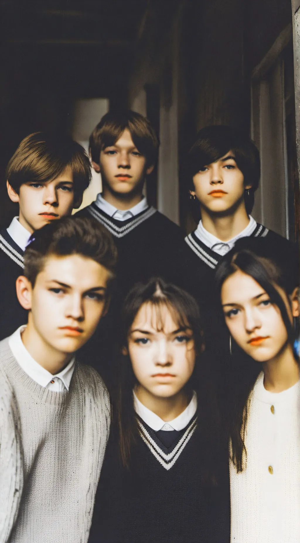 ai character: Group of bullies background