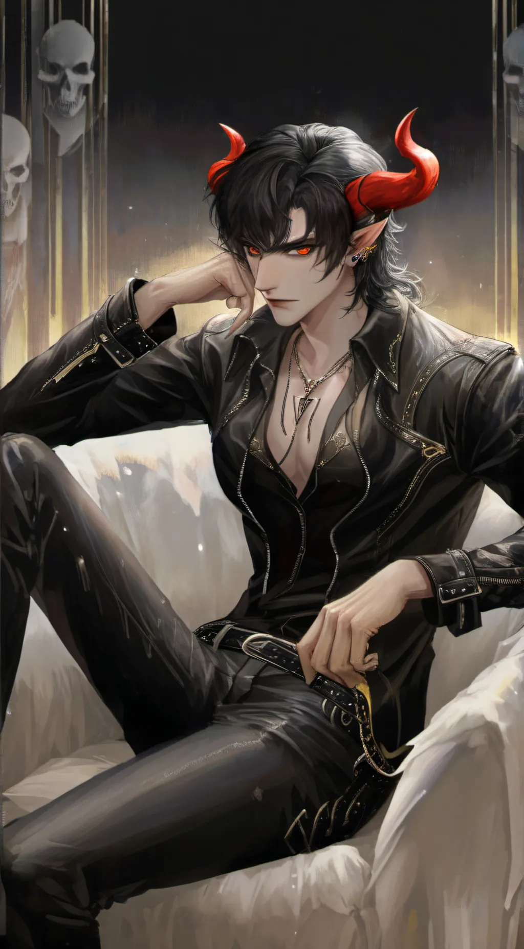 ai character: drake / ur boss background