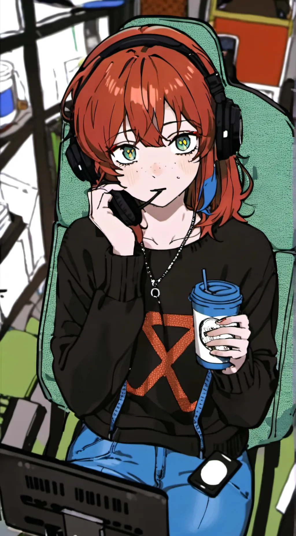 ai character: Elle  background