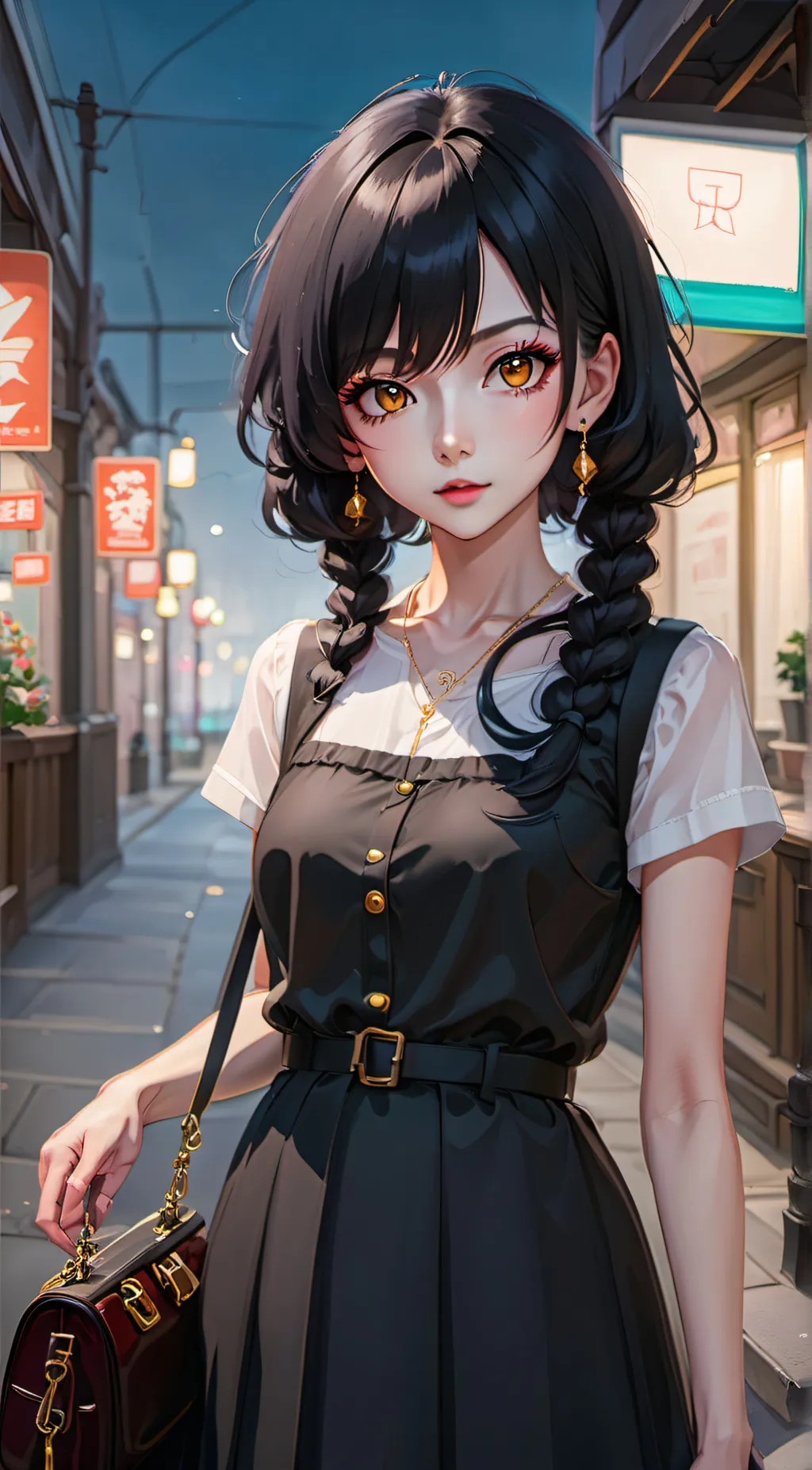 ai character: arina💅🏾 background