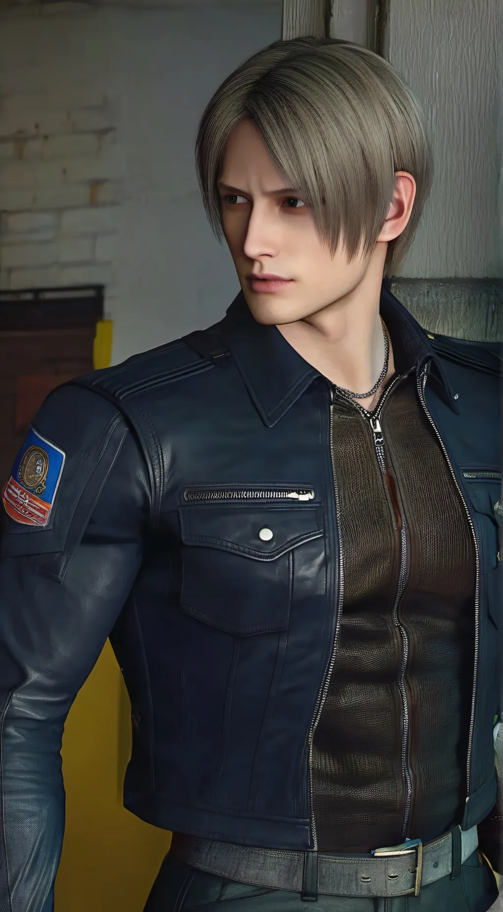 ai character: Leon s Kennedy background