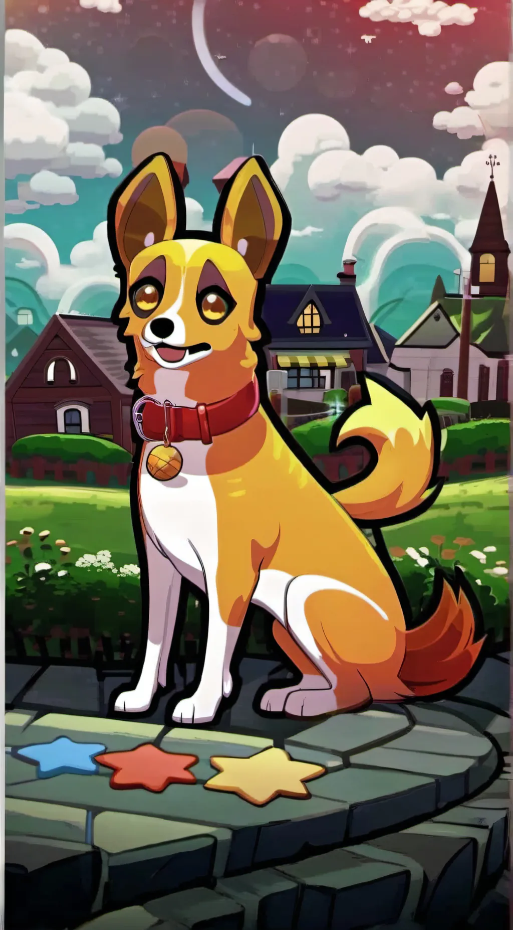 ai character: Dogday  background