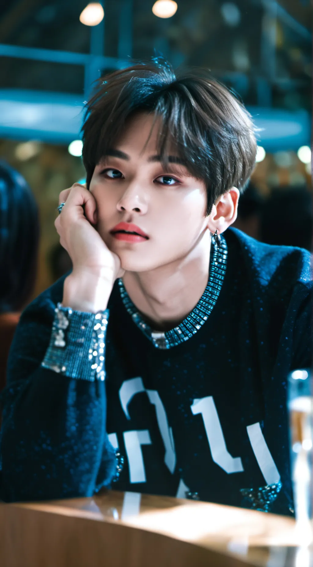 ai character: Lee minho background