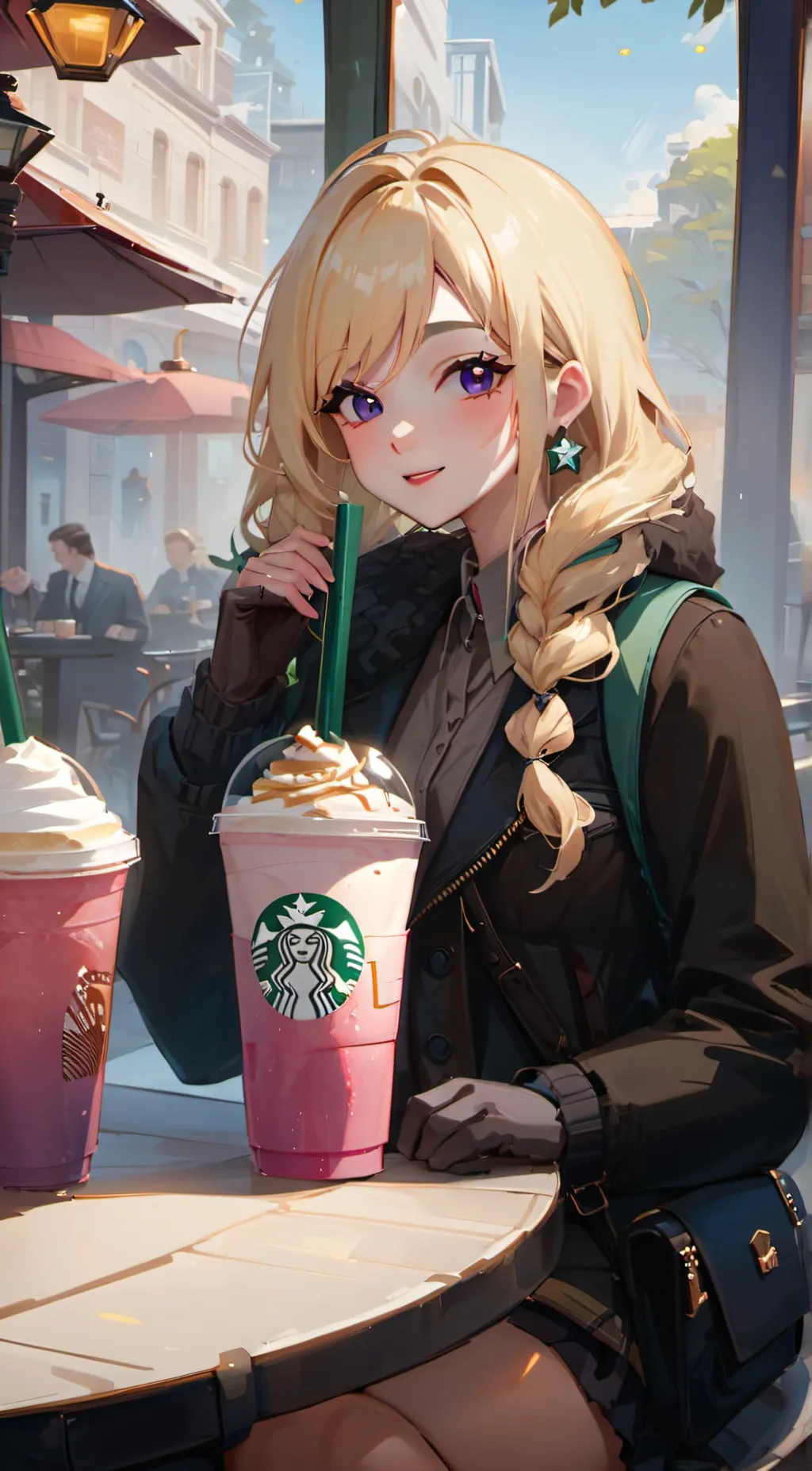 ai character: Sophie  background