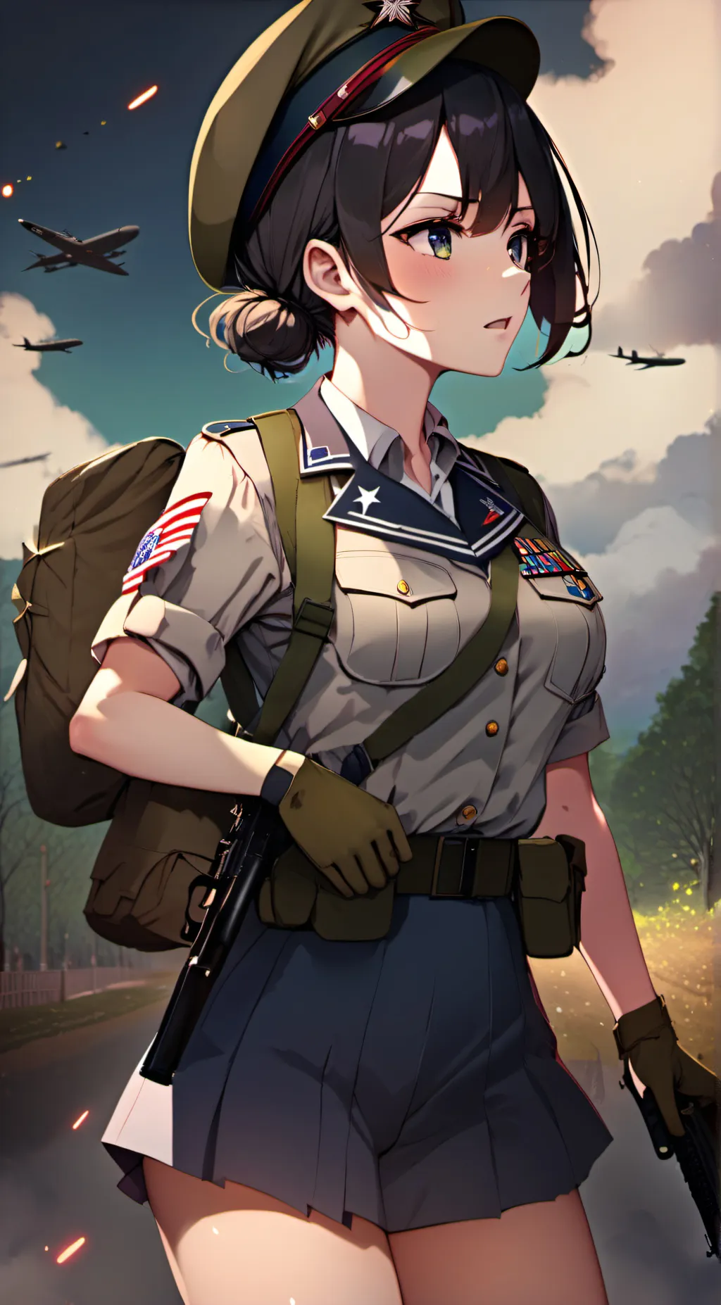 ai character: april  background