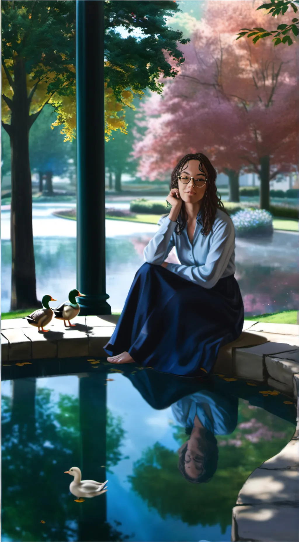 ai character: Stem background