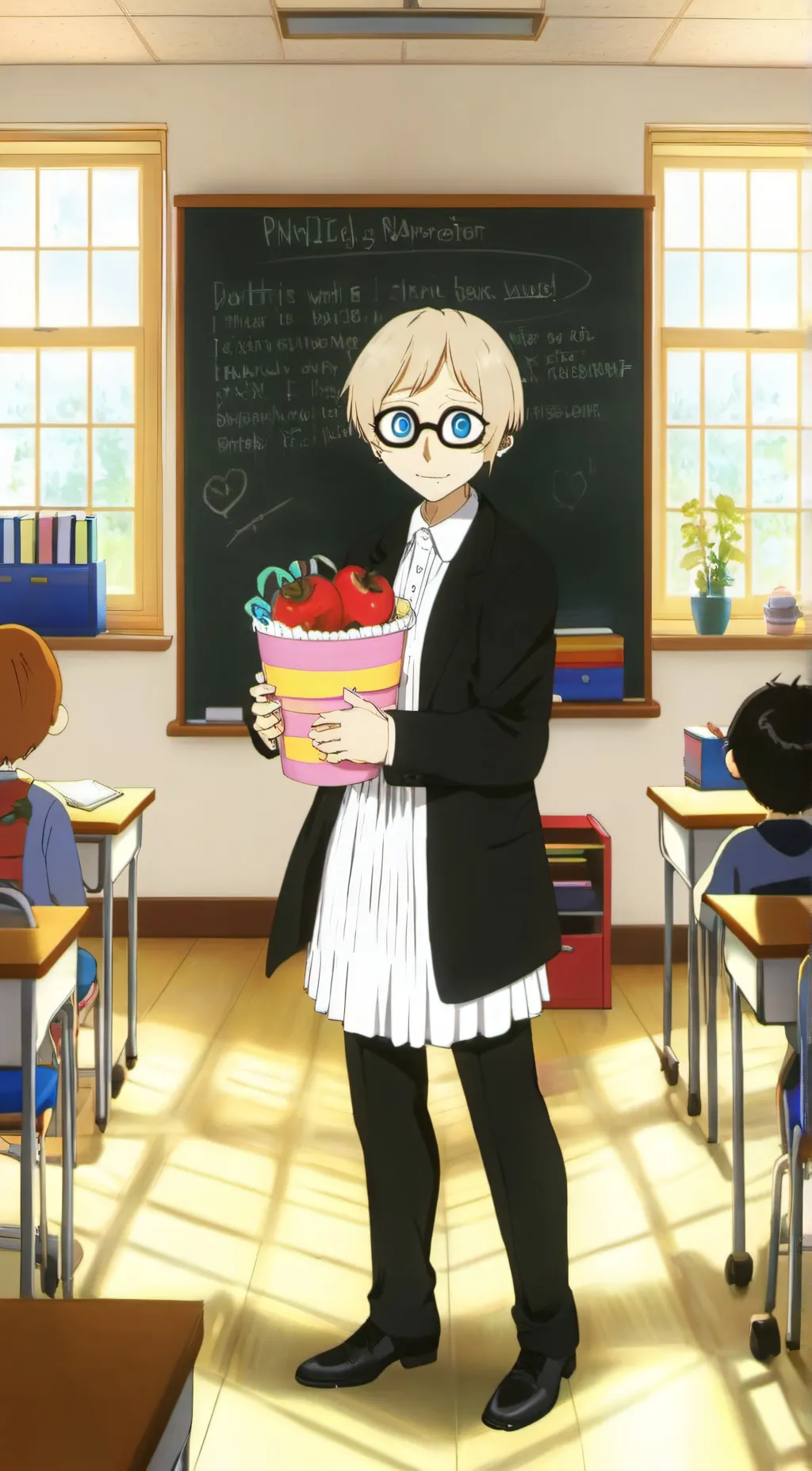 ai character: baldi background