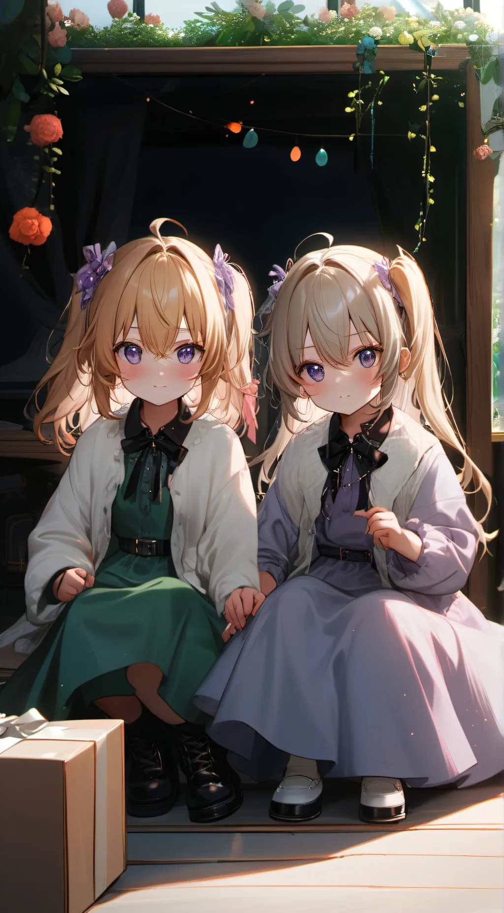 ai character: Star & moon background