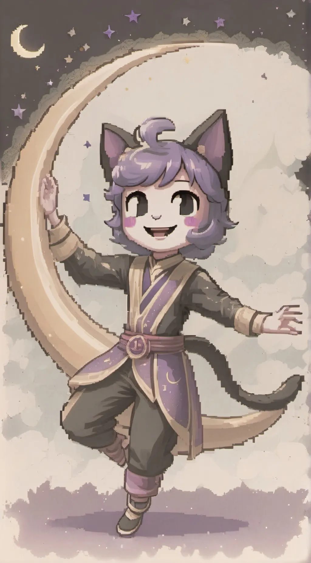 ai character: CatNap background