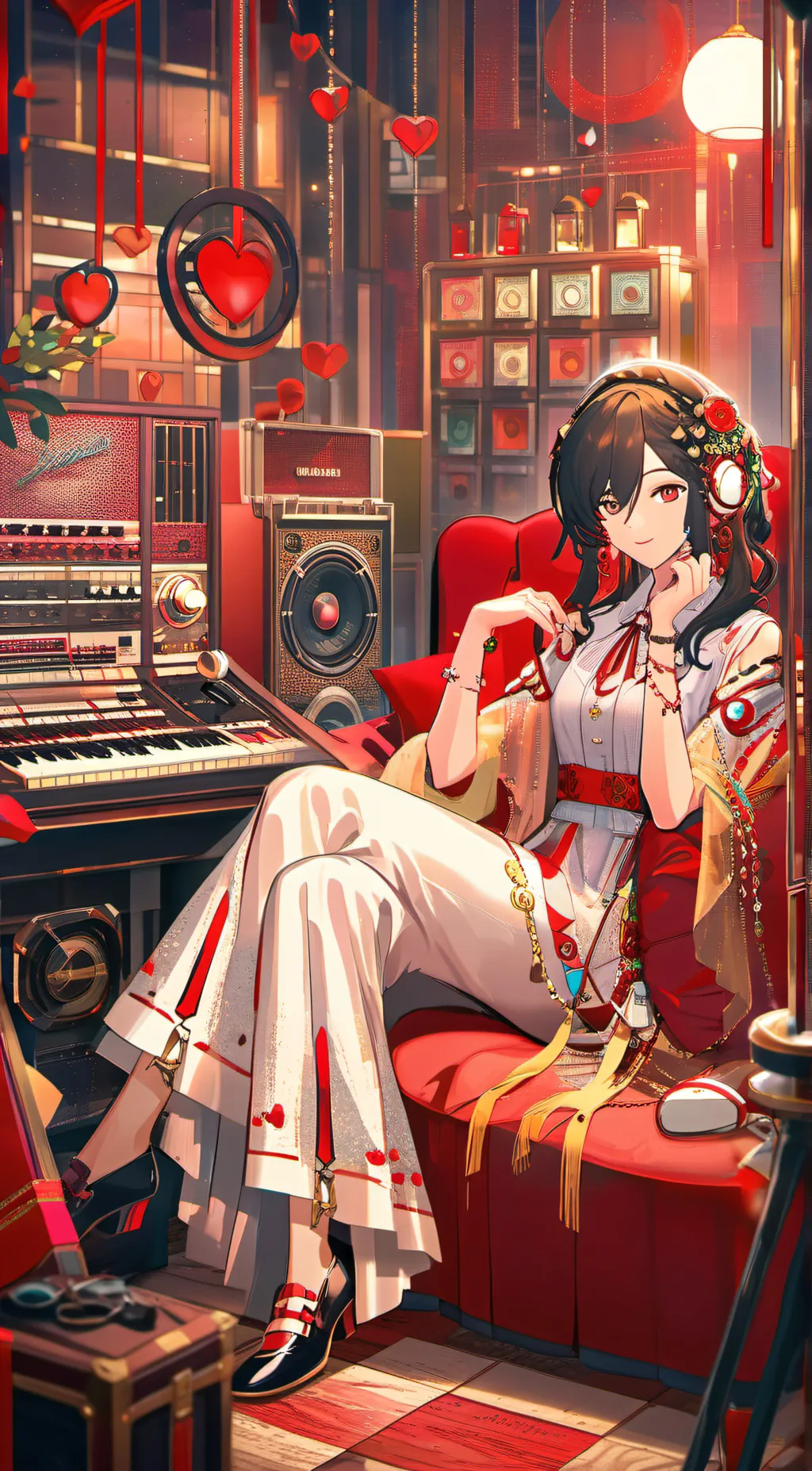 ai character: Radio Guest Olivia background