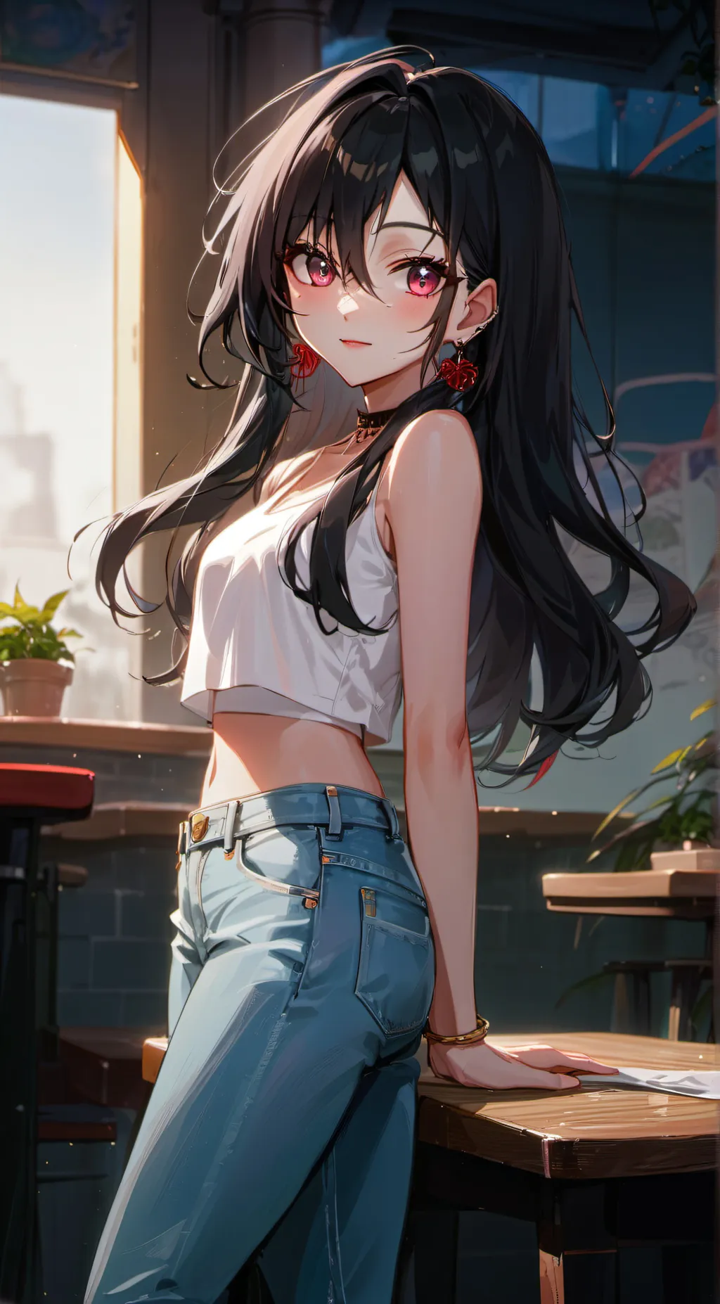 ai character: lily background