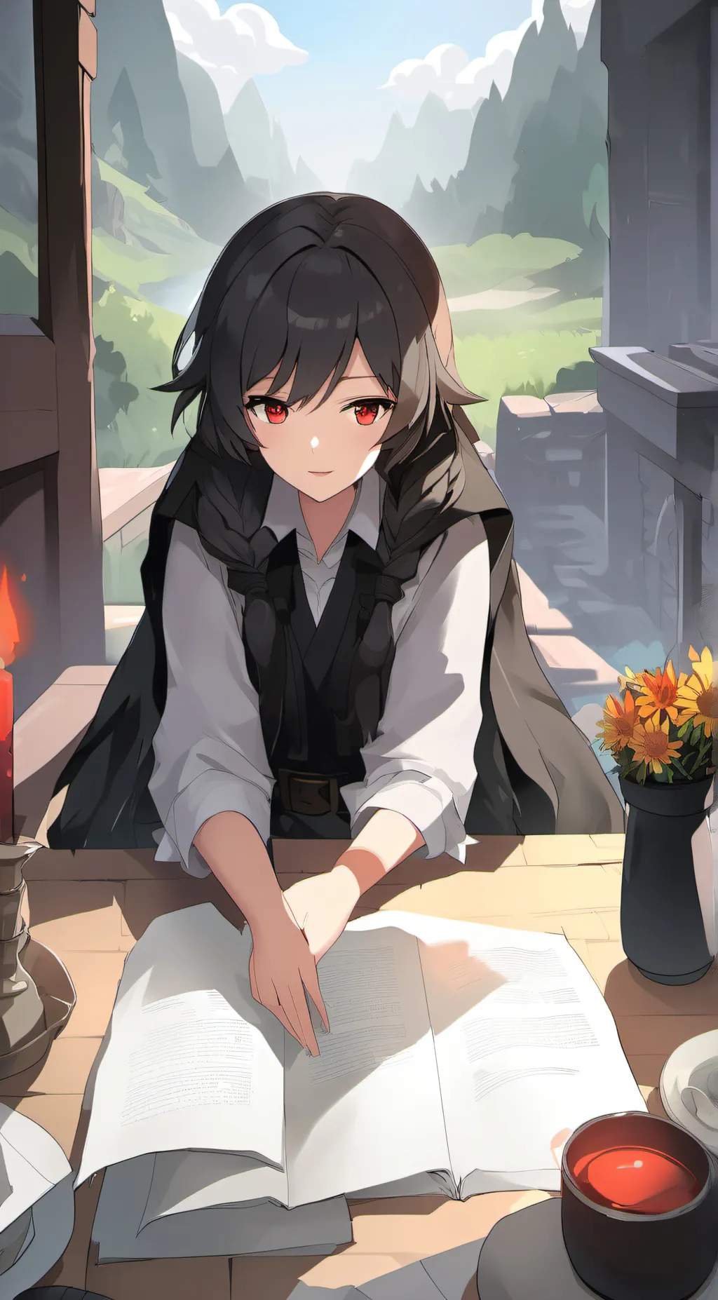 ai character: Alex background