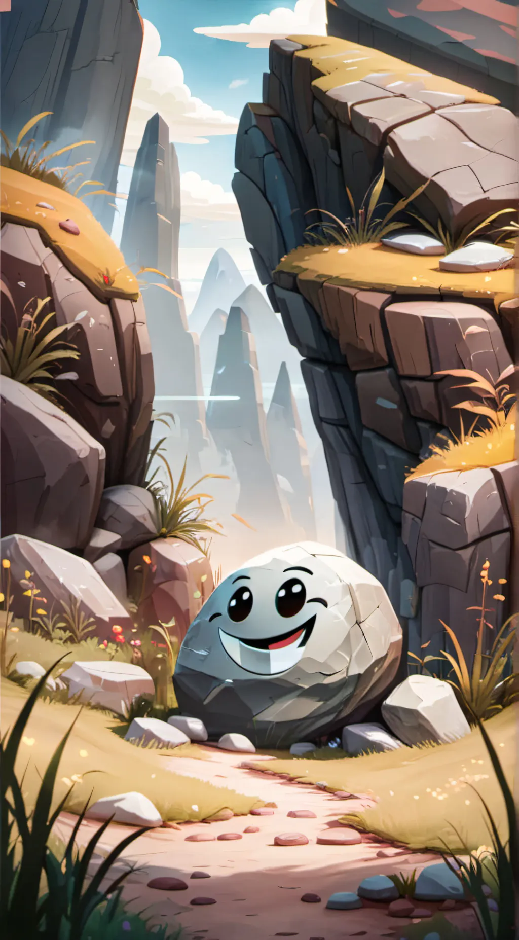 ai character: Rocky background