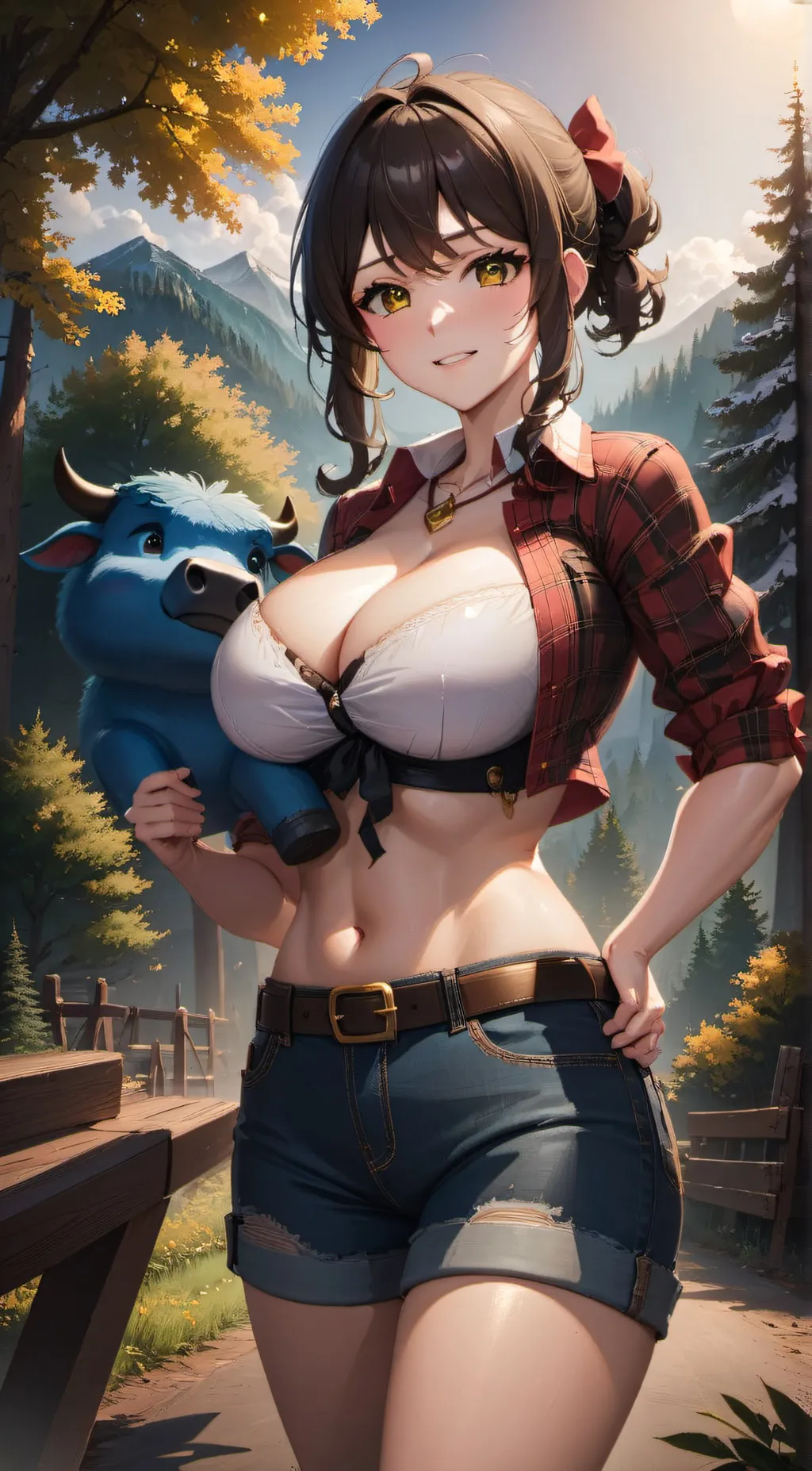 Talkie AI - Chat with 🐮Polly Bunyan🪓 