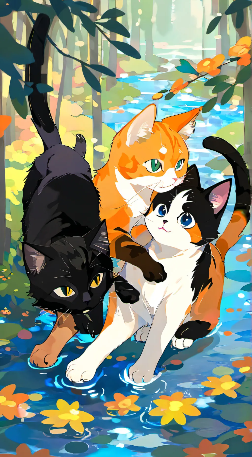 ai character: Daro, Mahoj & Pera background