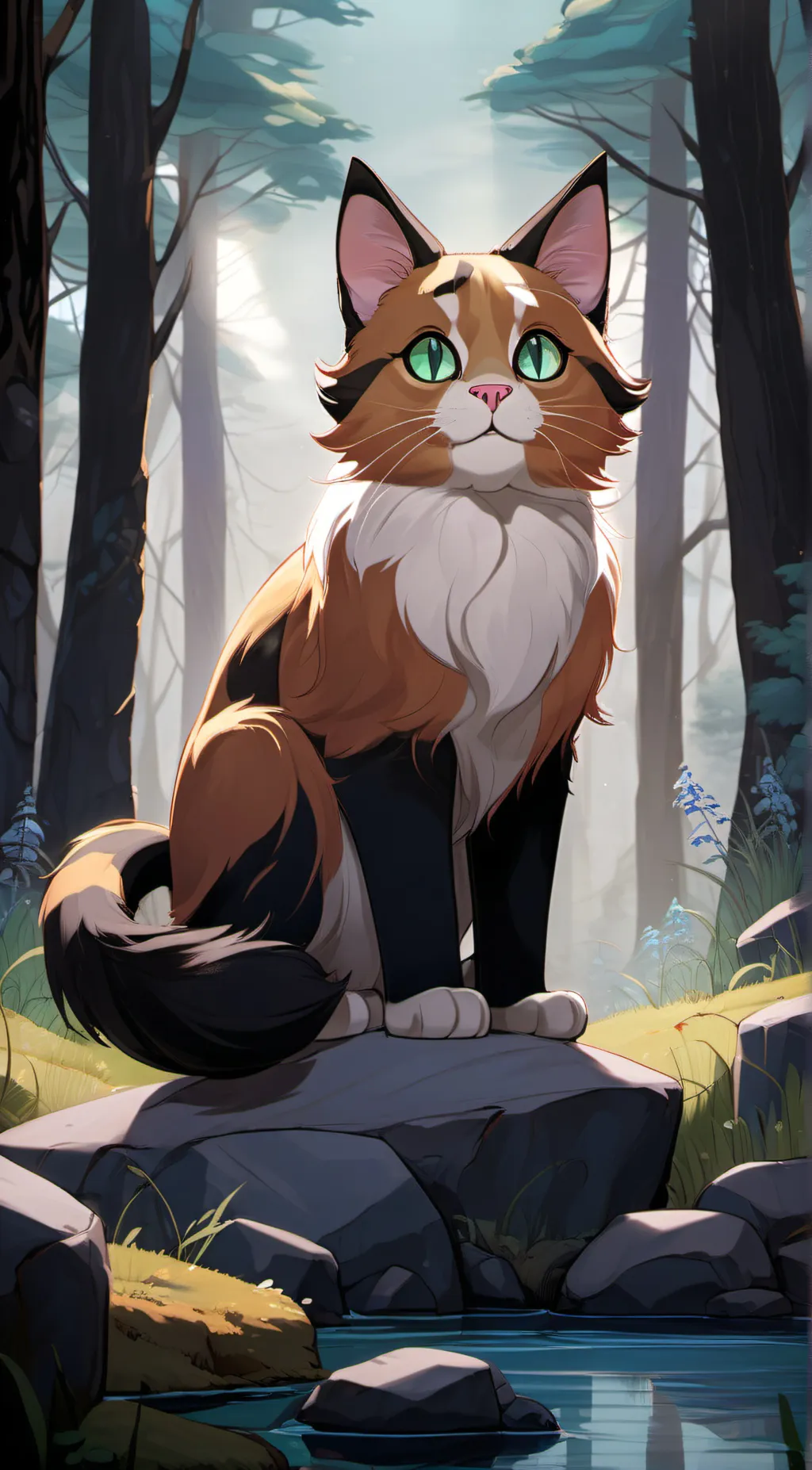 ai character: Amberclaw background