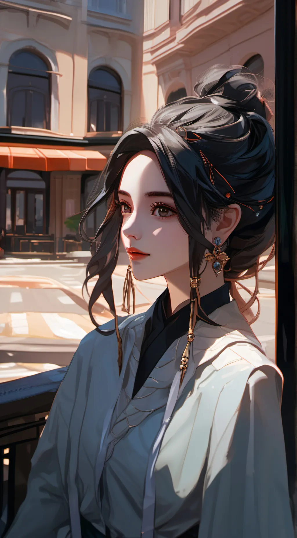 ai character: Scarlett  background