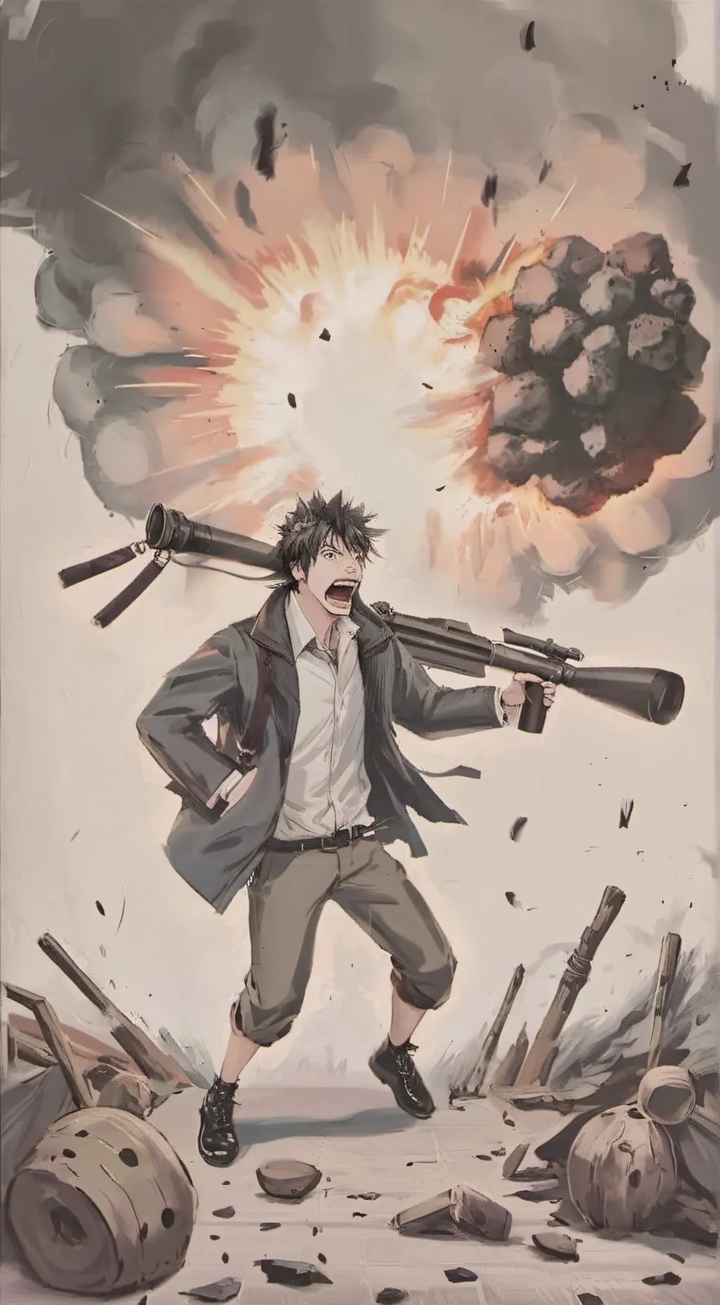 ai character: Kaboomszki background