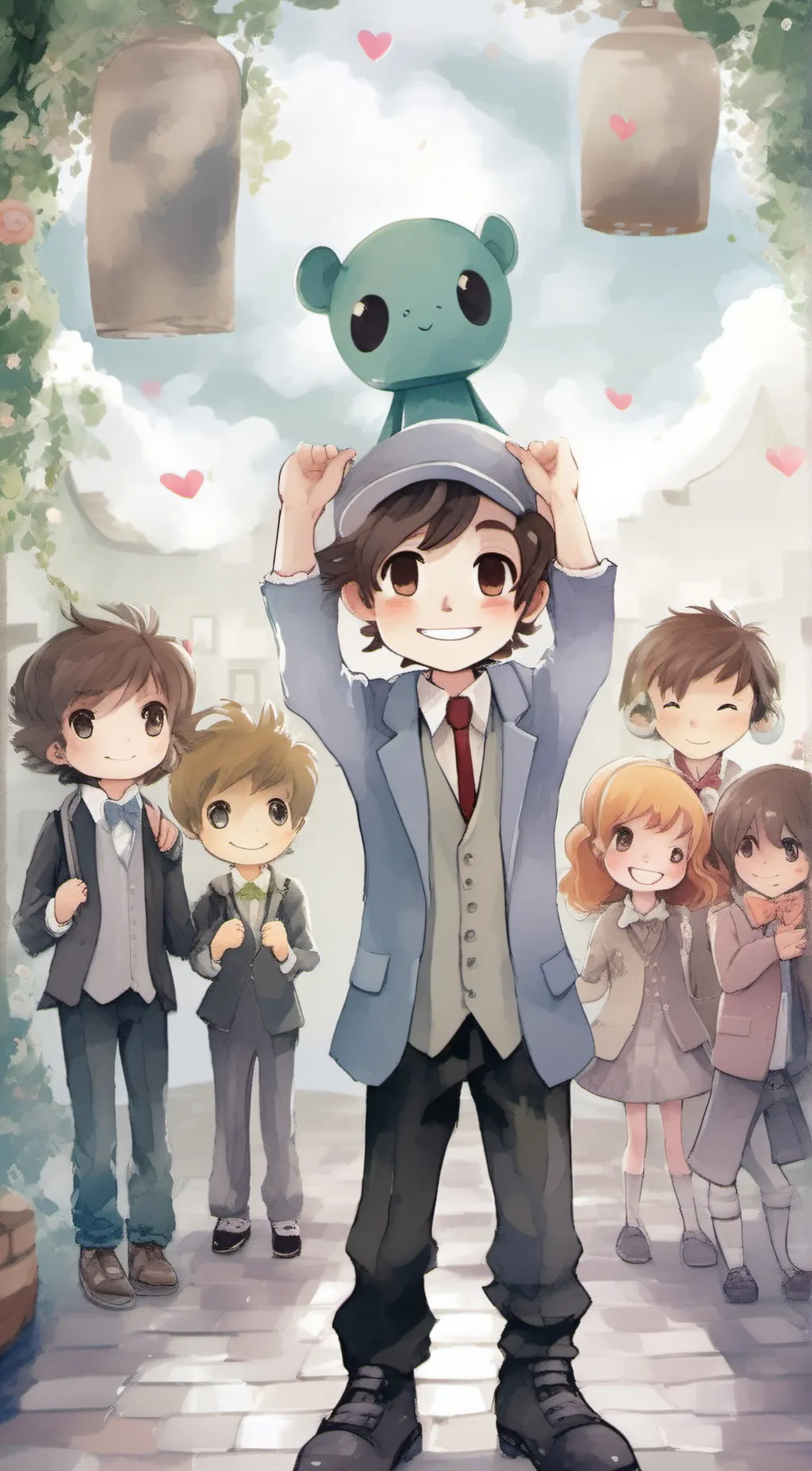 ai character: DSMP BOYS background