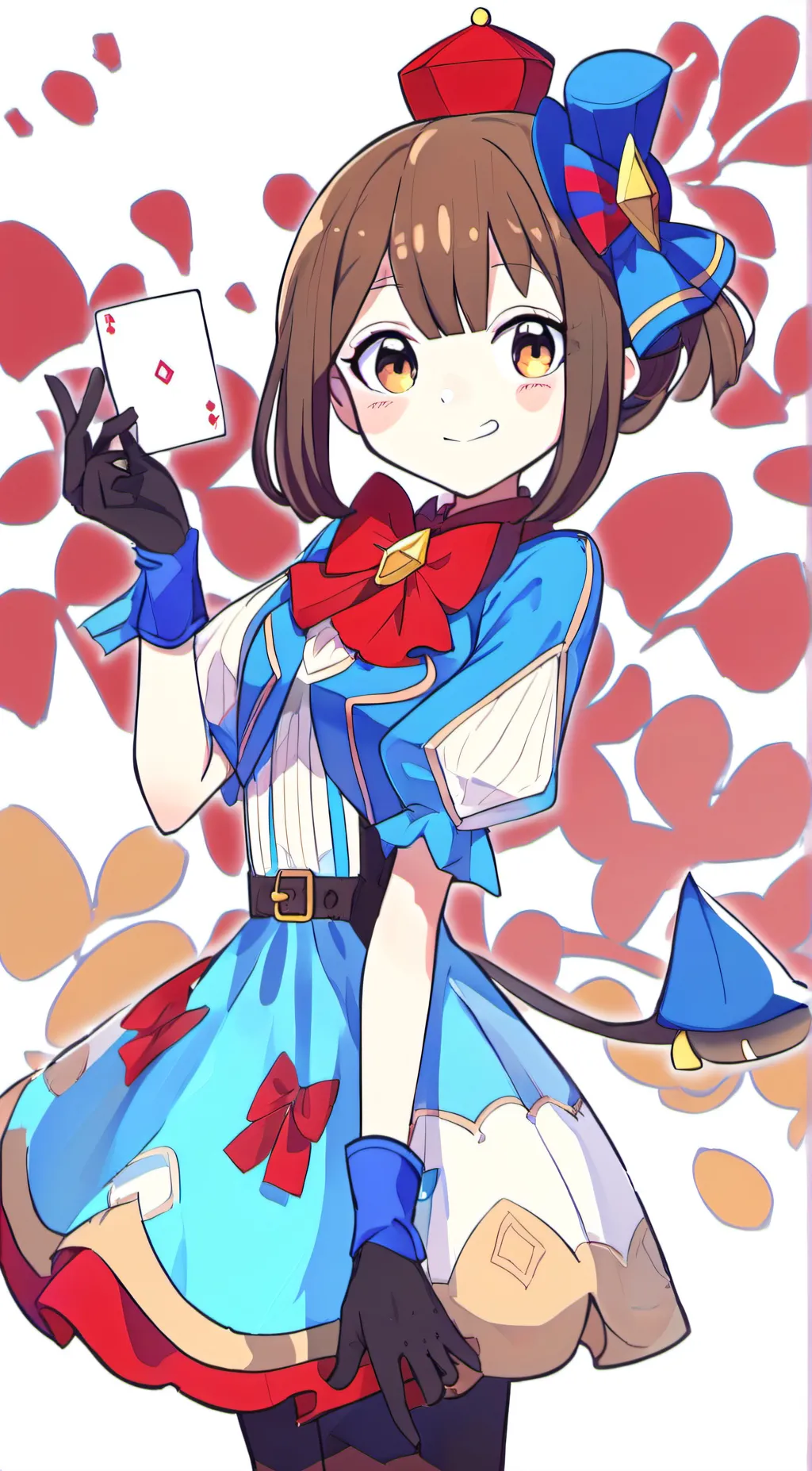 ai character: Pomni (Cursed) background