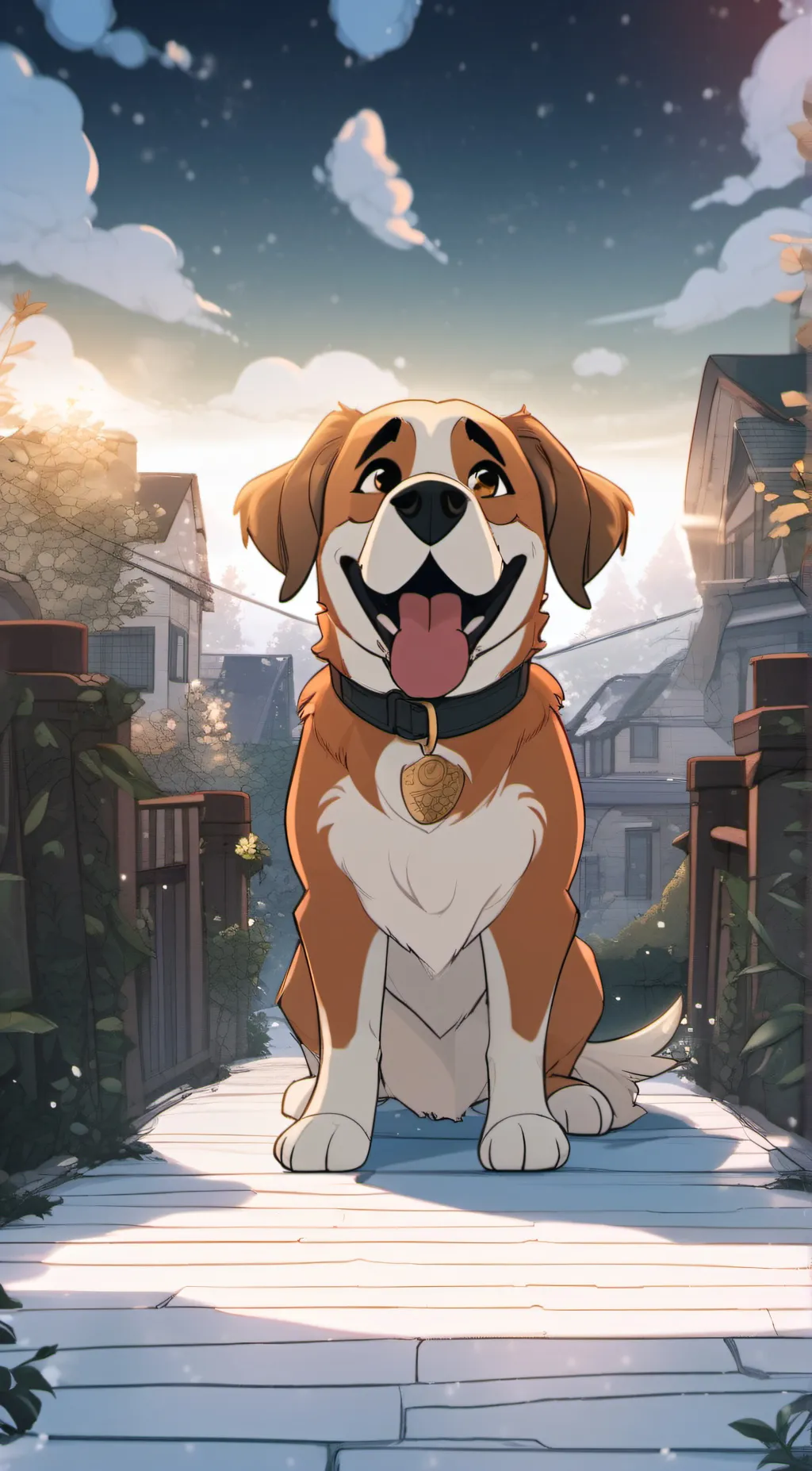 ai character: dogday background