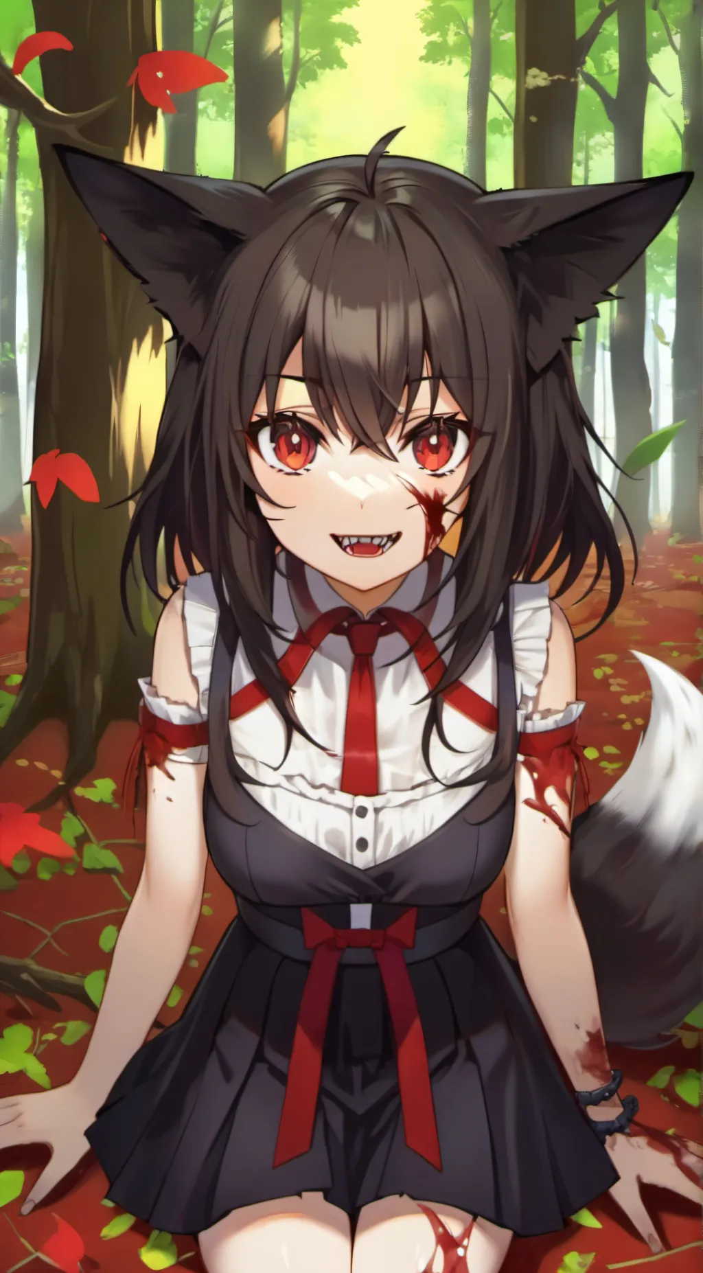 ai character: 🦊 ~ Mouya ~ 🍃 background