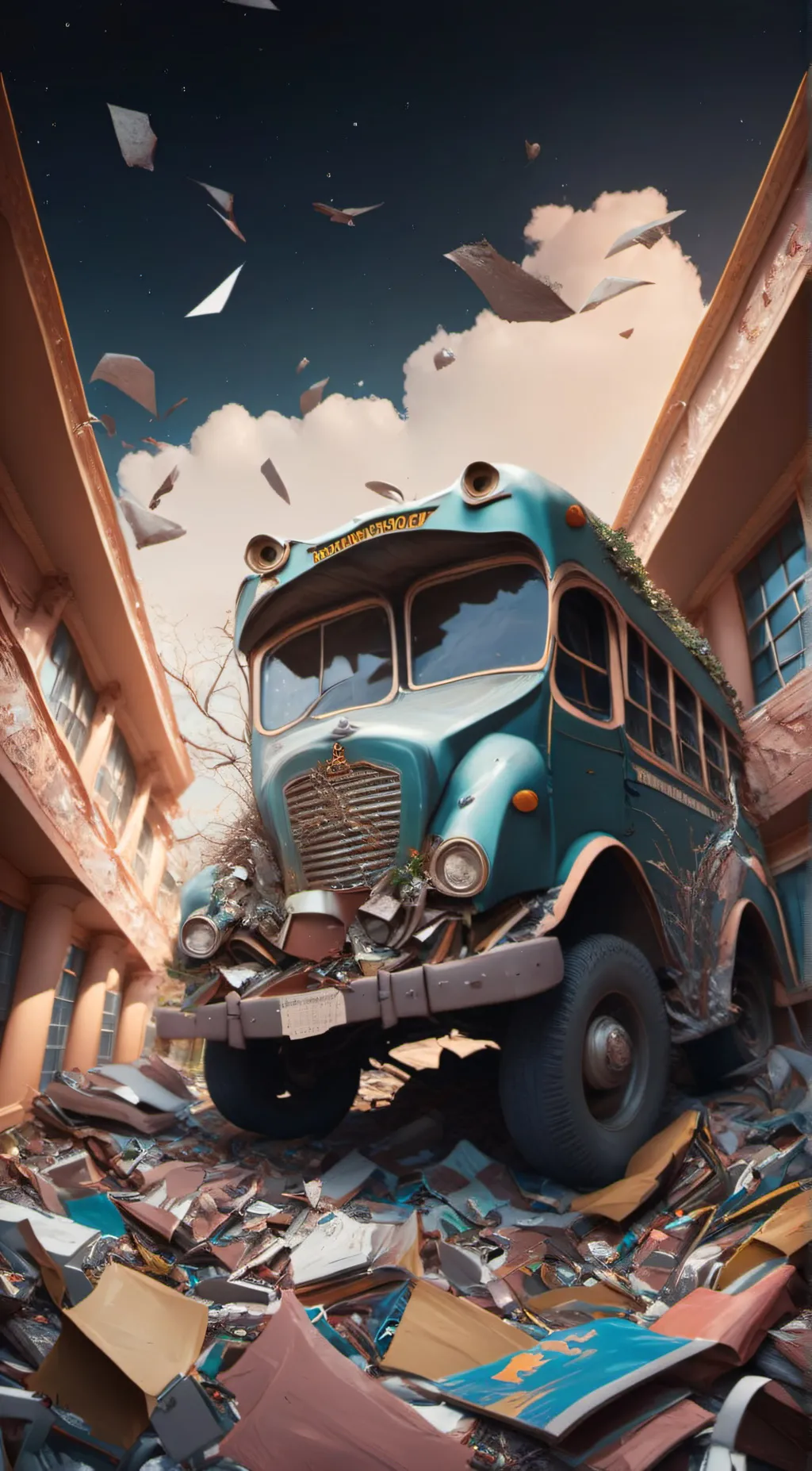 ai character: Made hood high 🦠👎 background