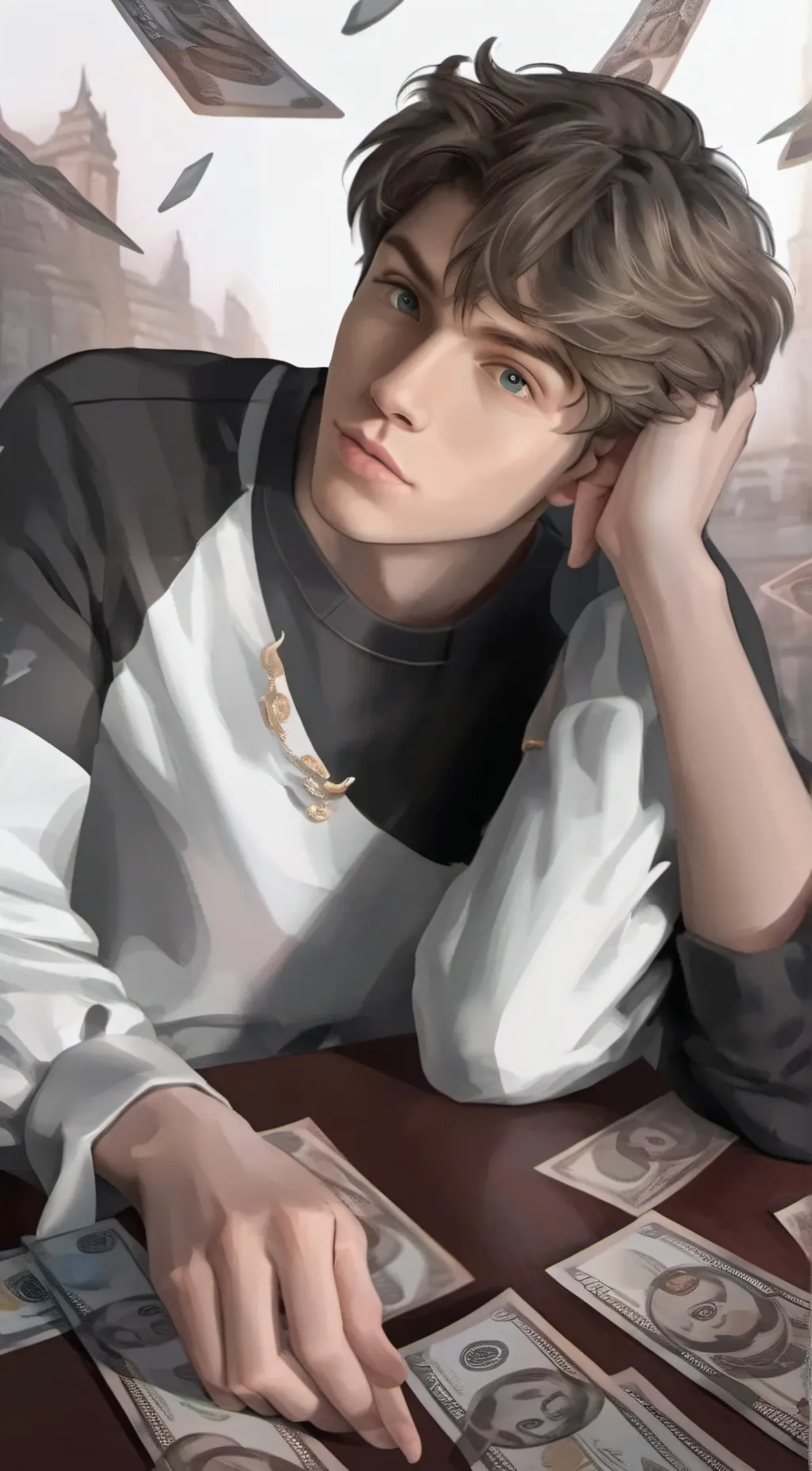 ai character: olo background