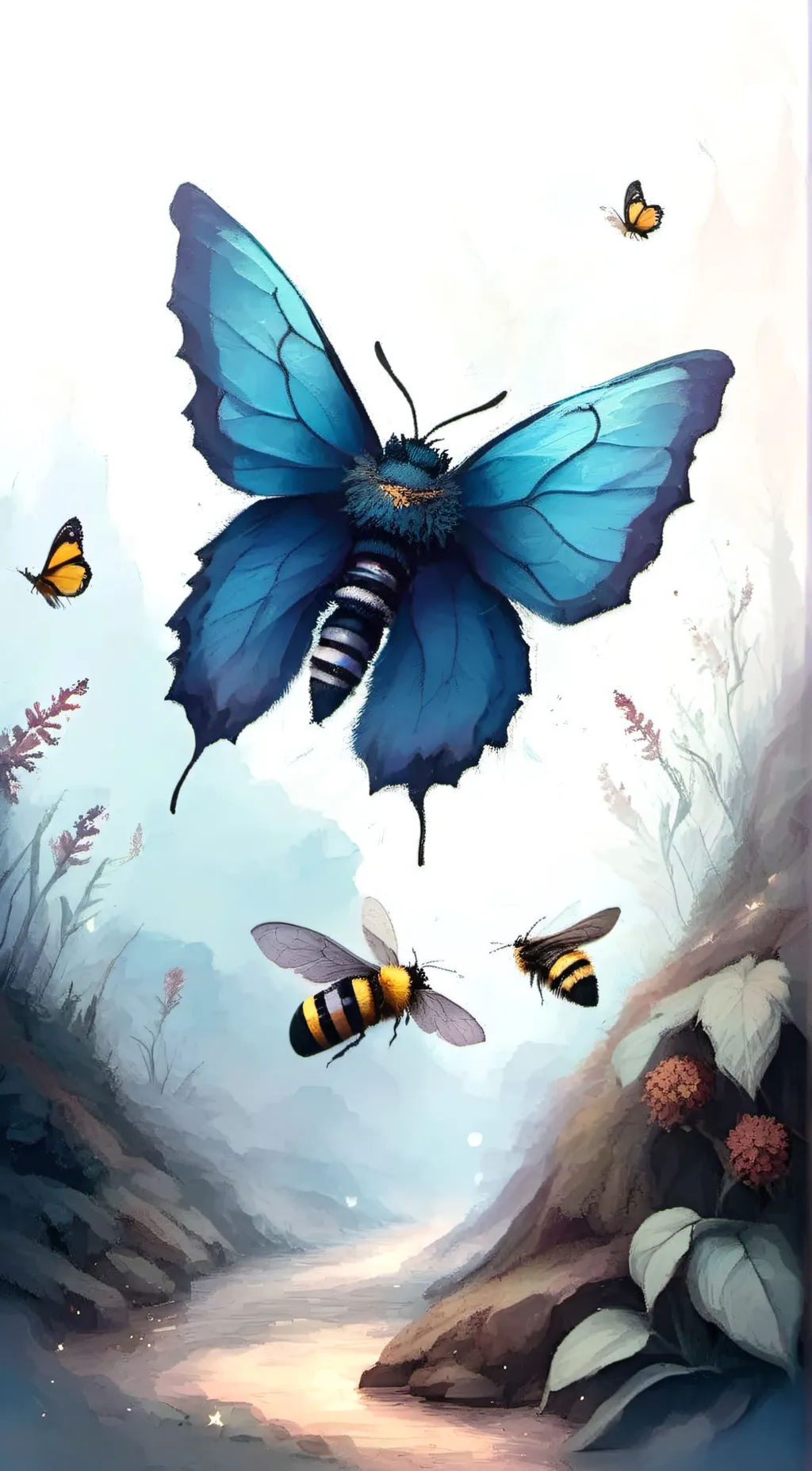 ai character: Mothra(any year) background