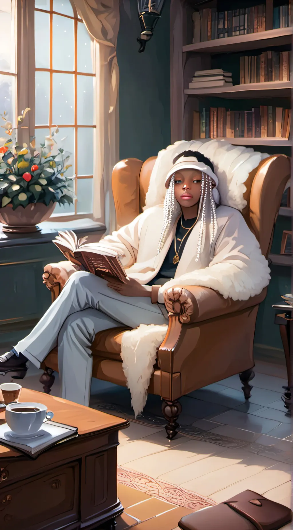 ai character: amirah  background