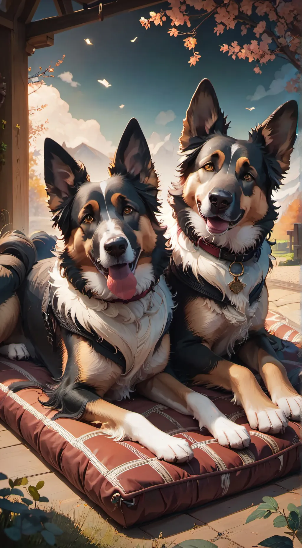 ai character: Missy and marshmal background