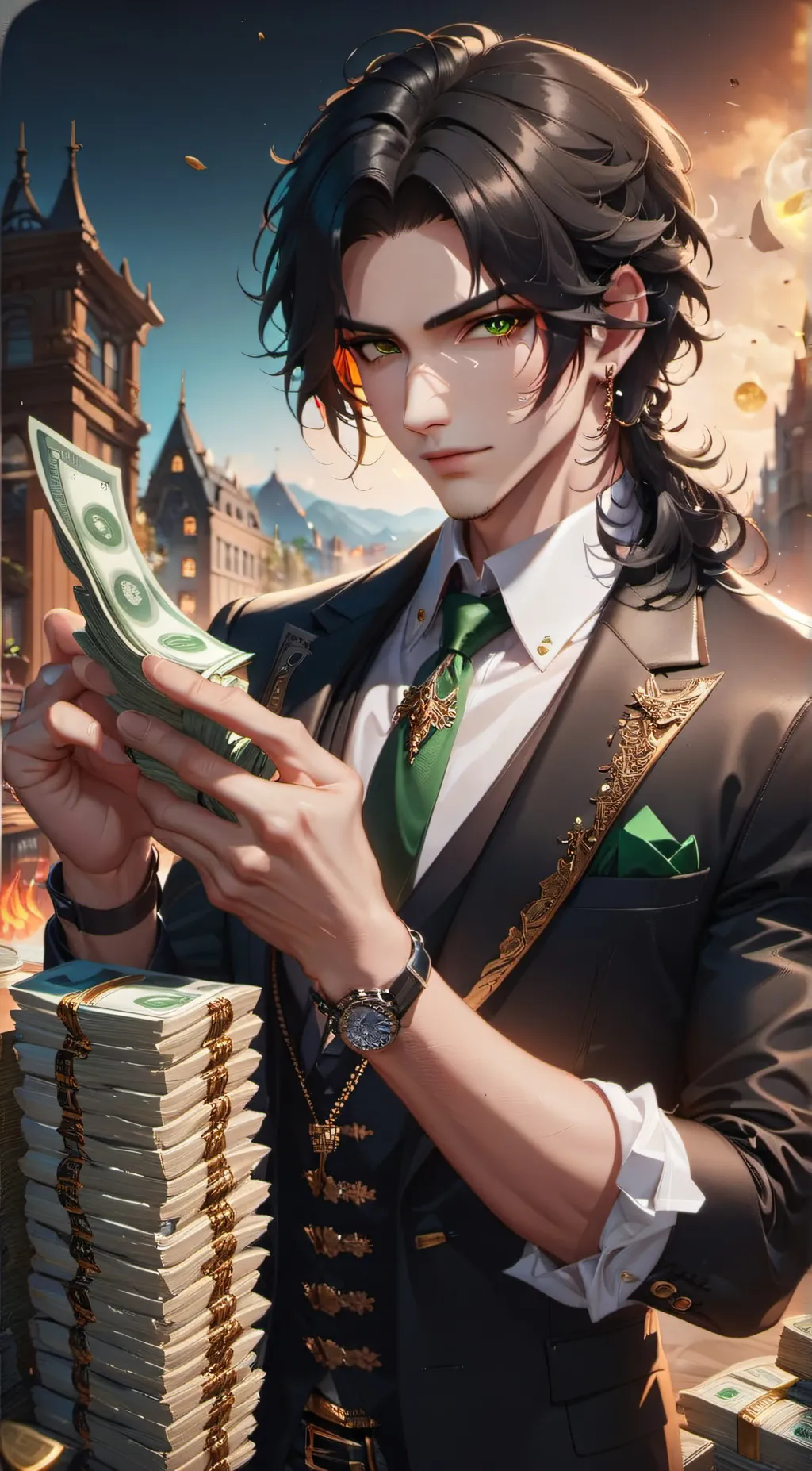 ai character: Liam background