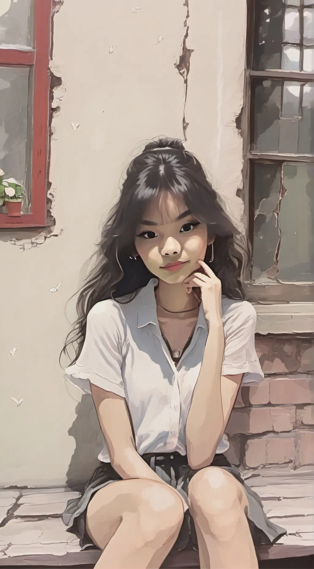 ai character: Julia  background