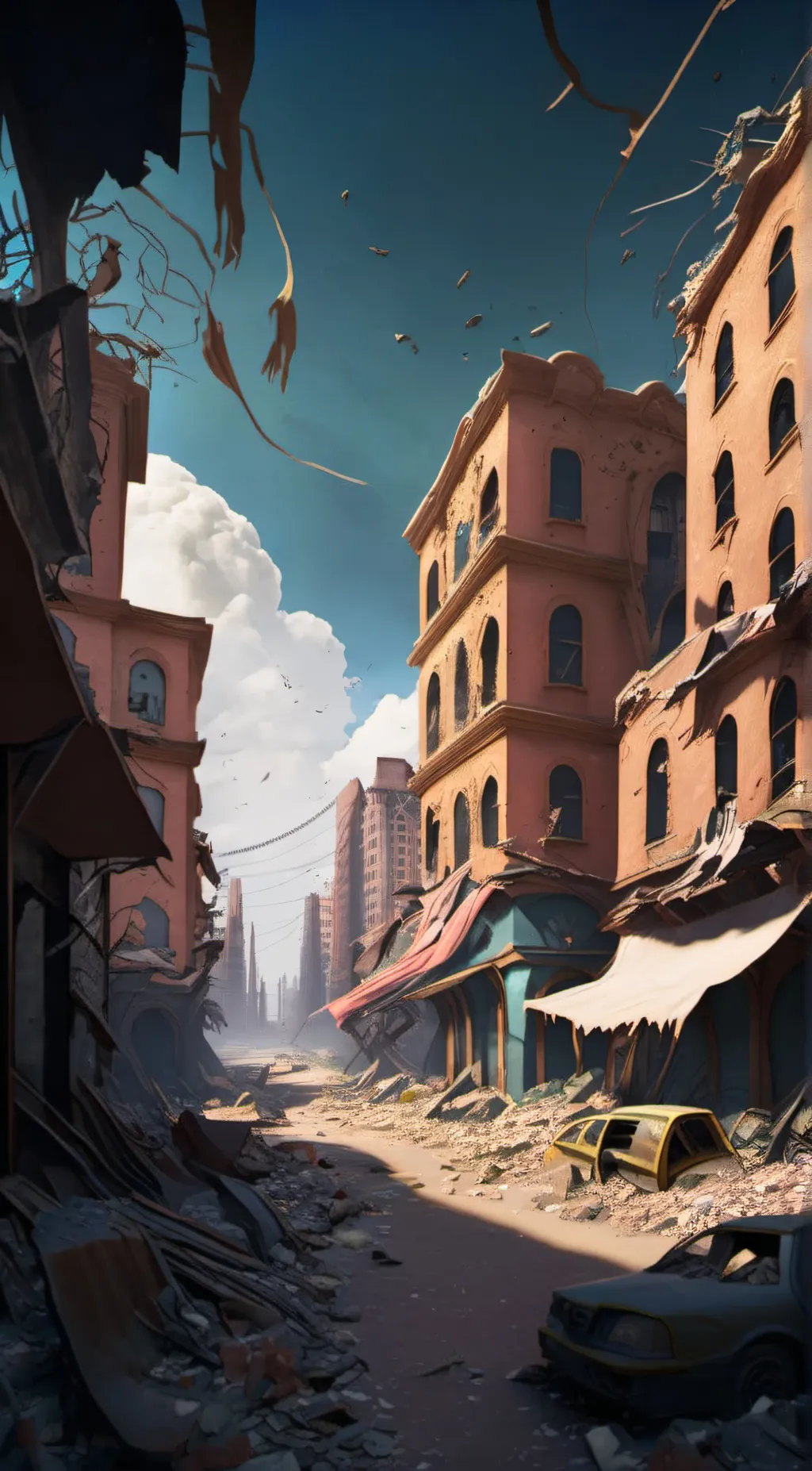 ai character: Apocalypse Sim background