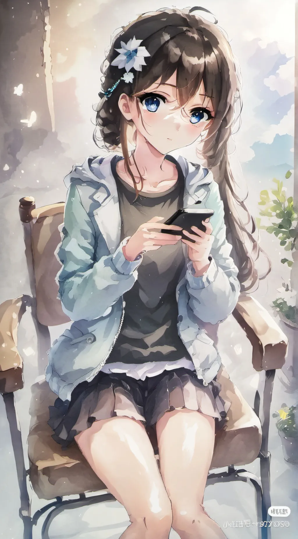 ai character: Amanda background