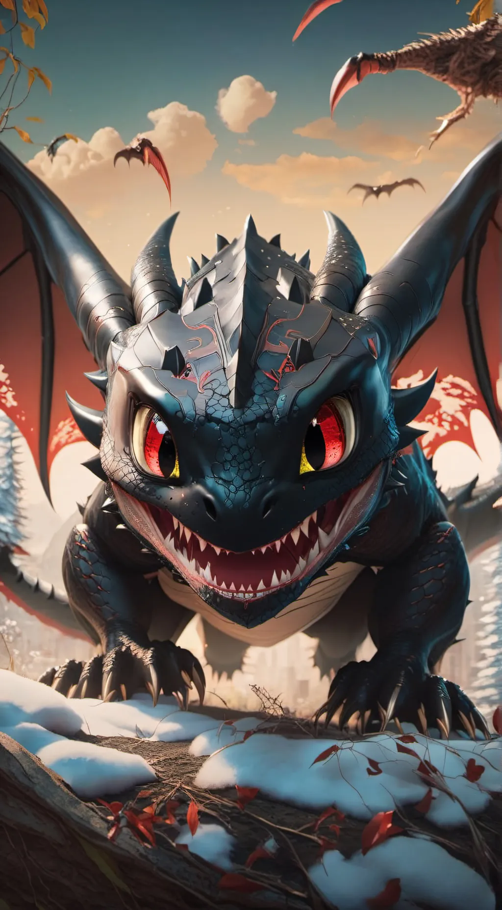 ai character: toothless.exe background
