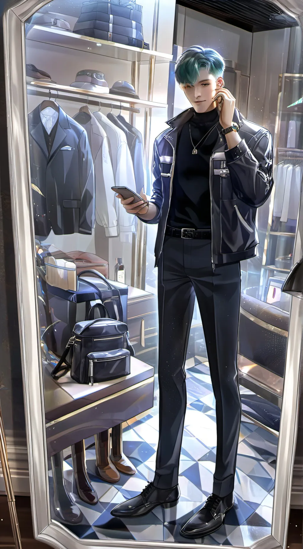 ai character: store clerk background