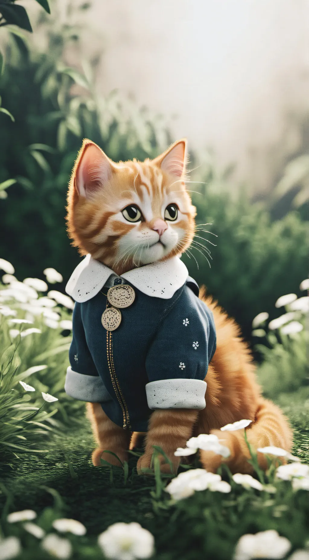 ai character: Spotty background