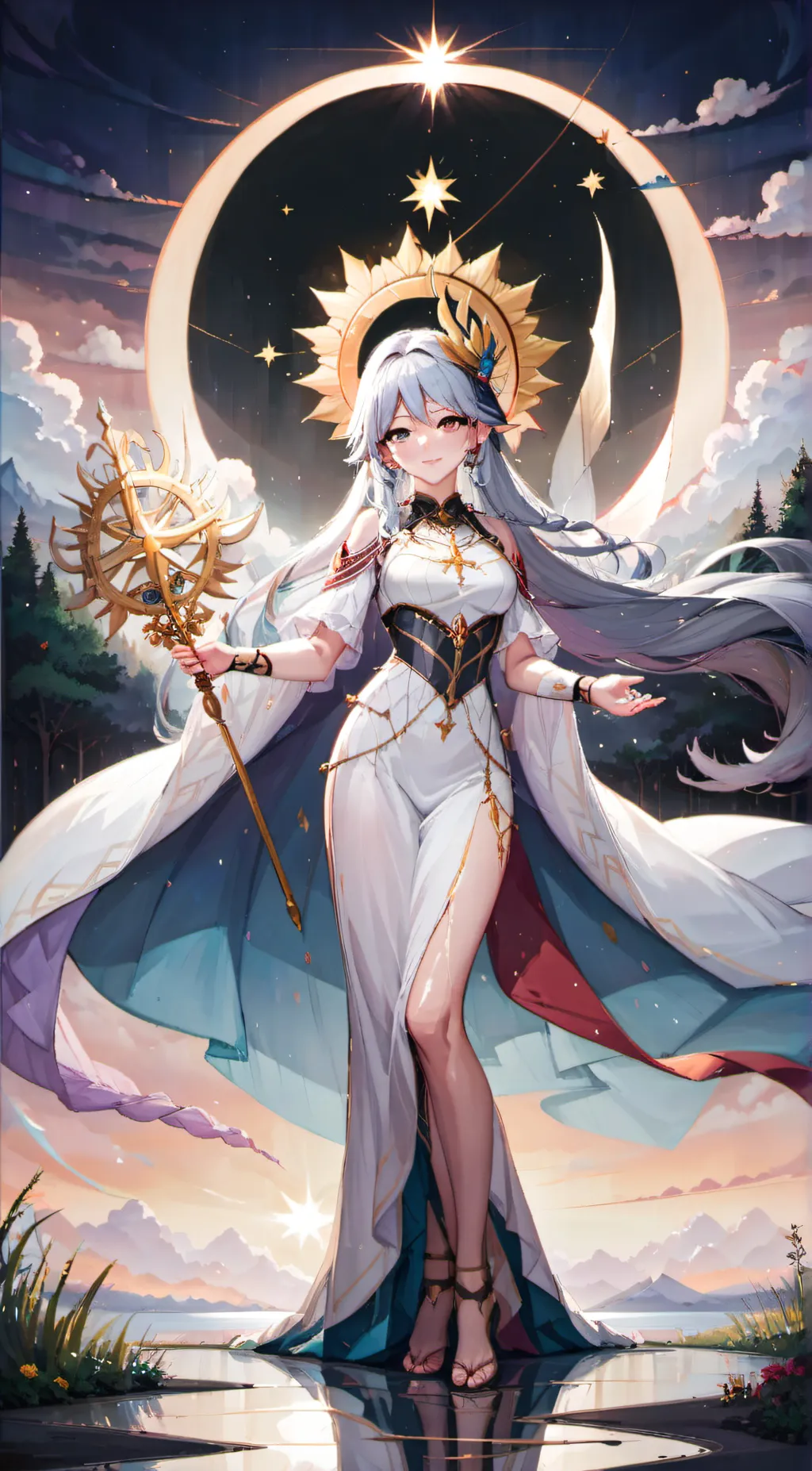 ai character: Aria background