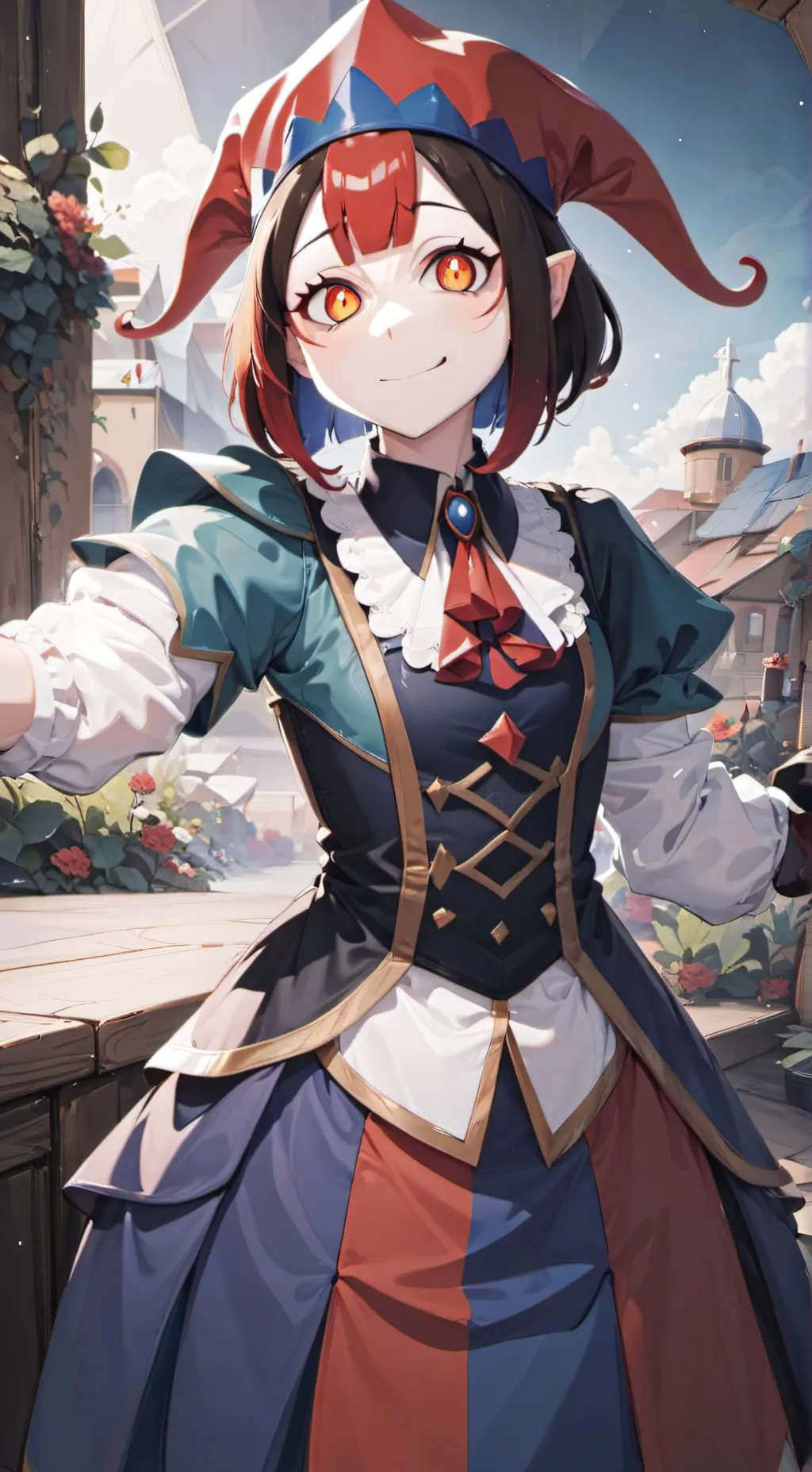 ai character: Baimo(pomni's sis) background