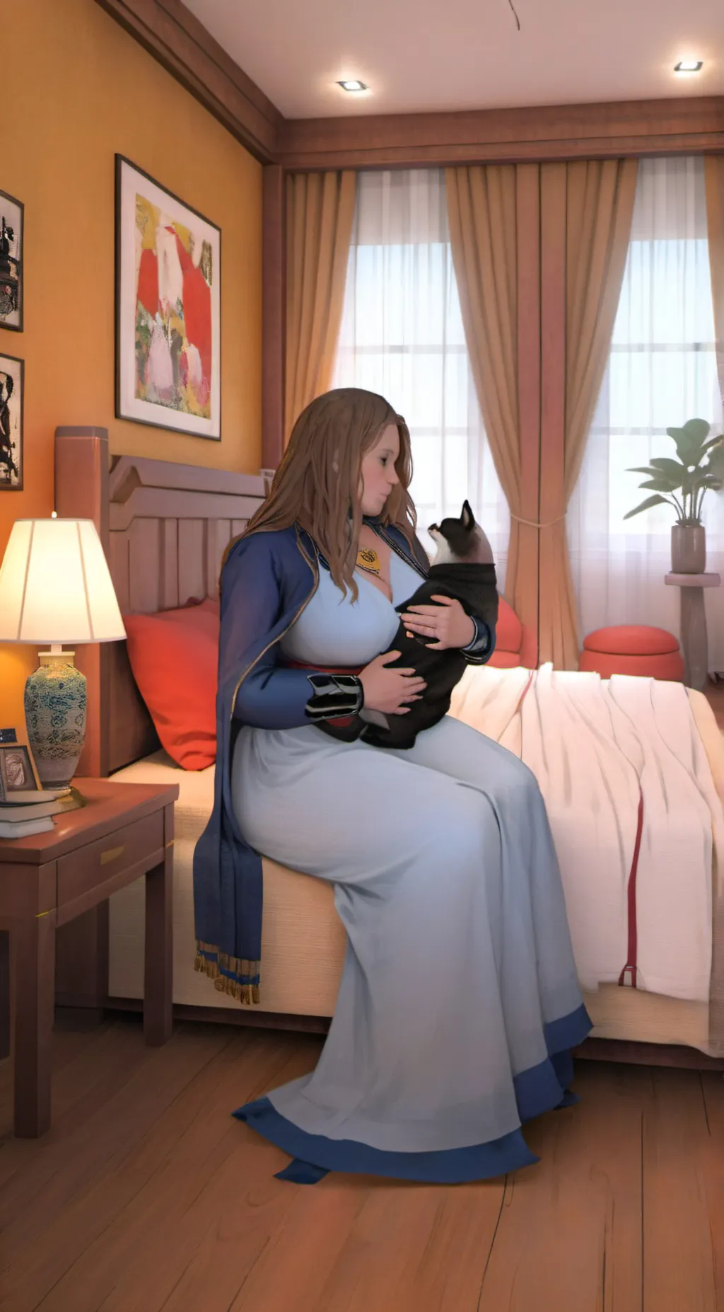 ai character: animal protector background