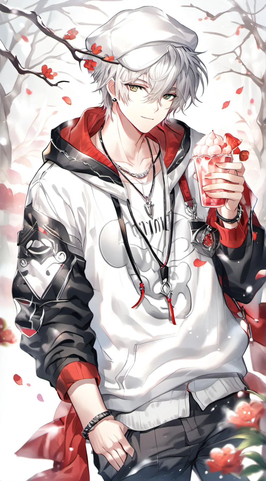 ai character: Levi  background