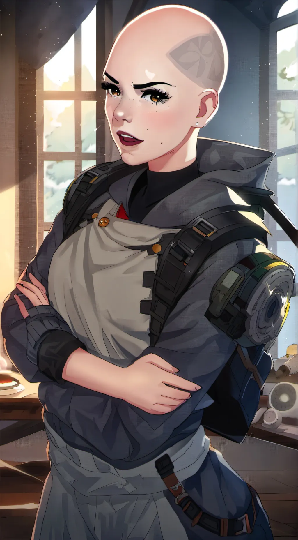 ai character: Emmy comss background