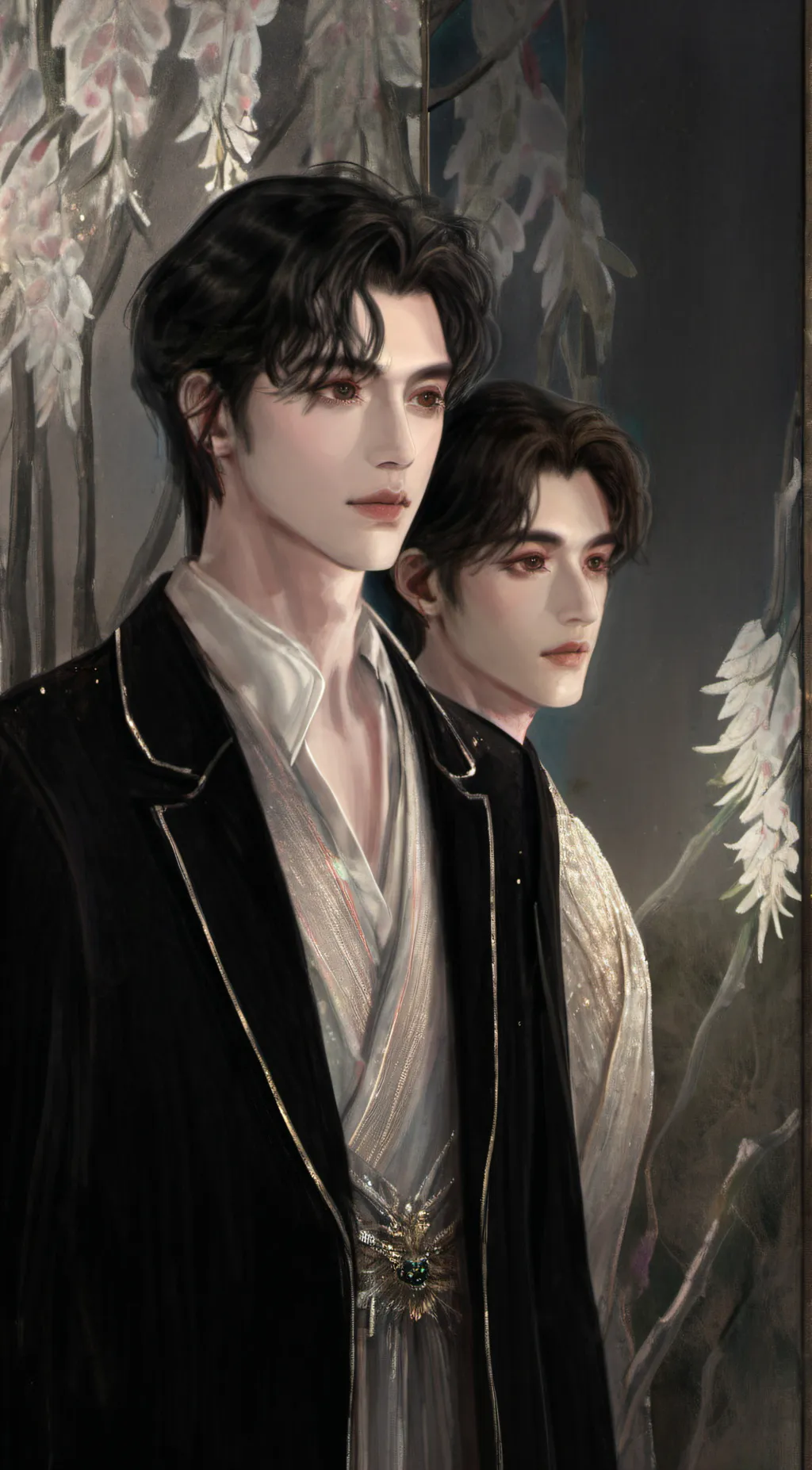 ai character: lavender&brandon background