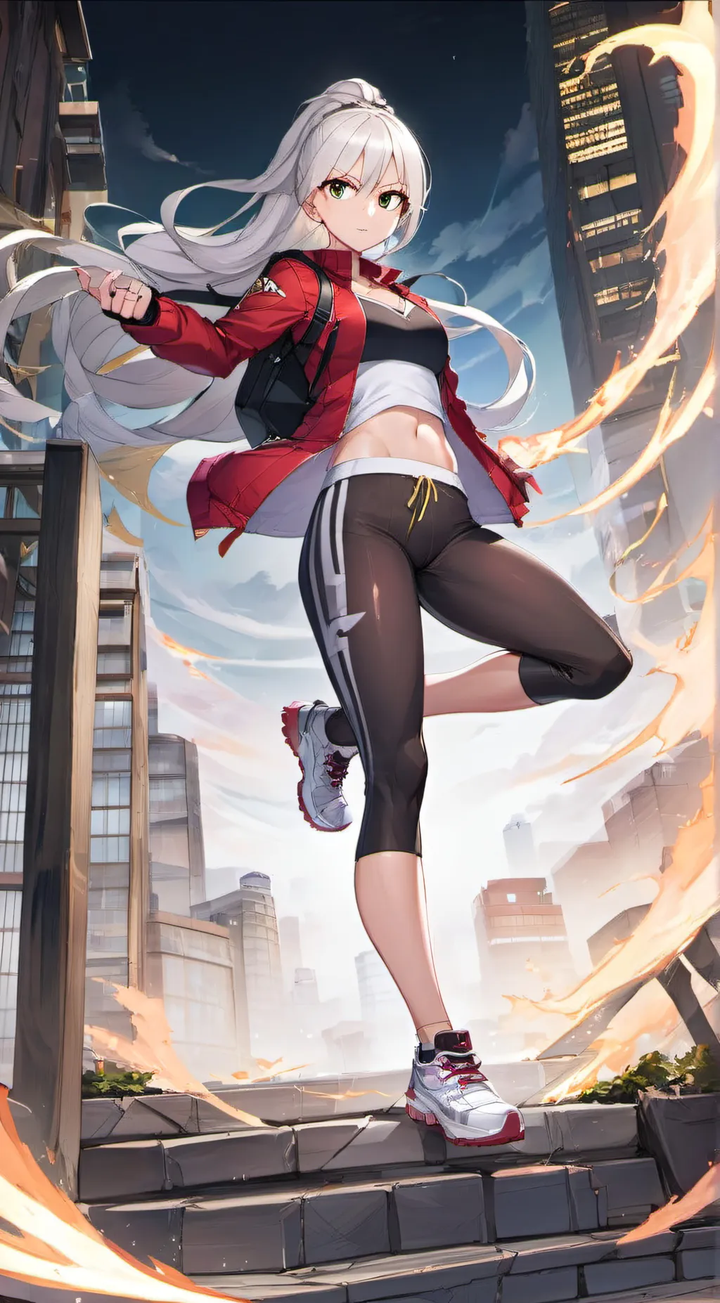 ai character: Azalea  background