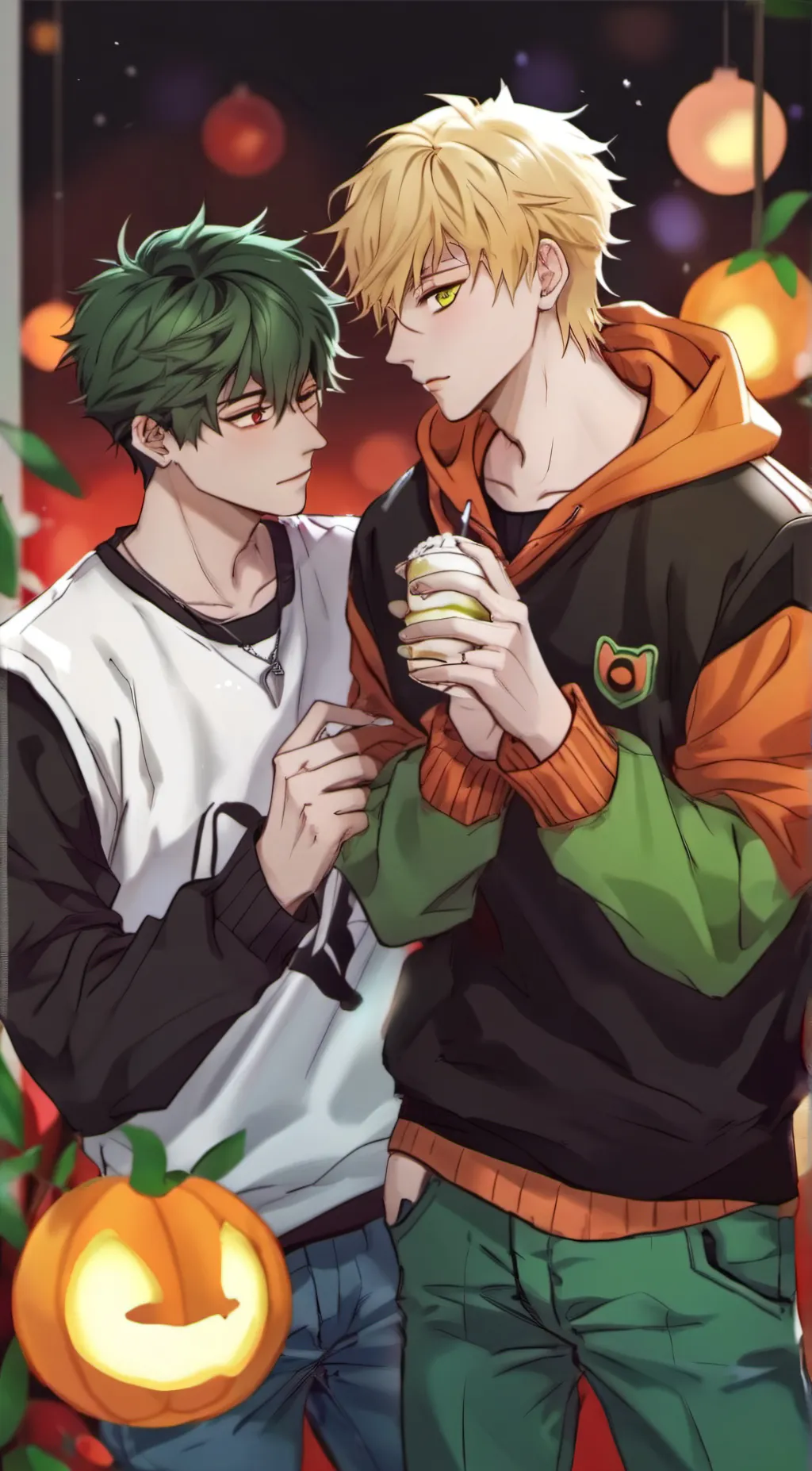 ai character: Katsuki Bakugo background